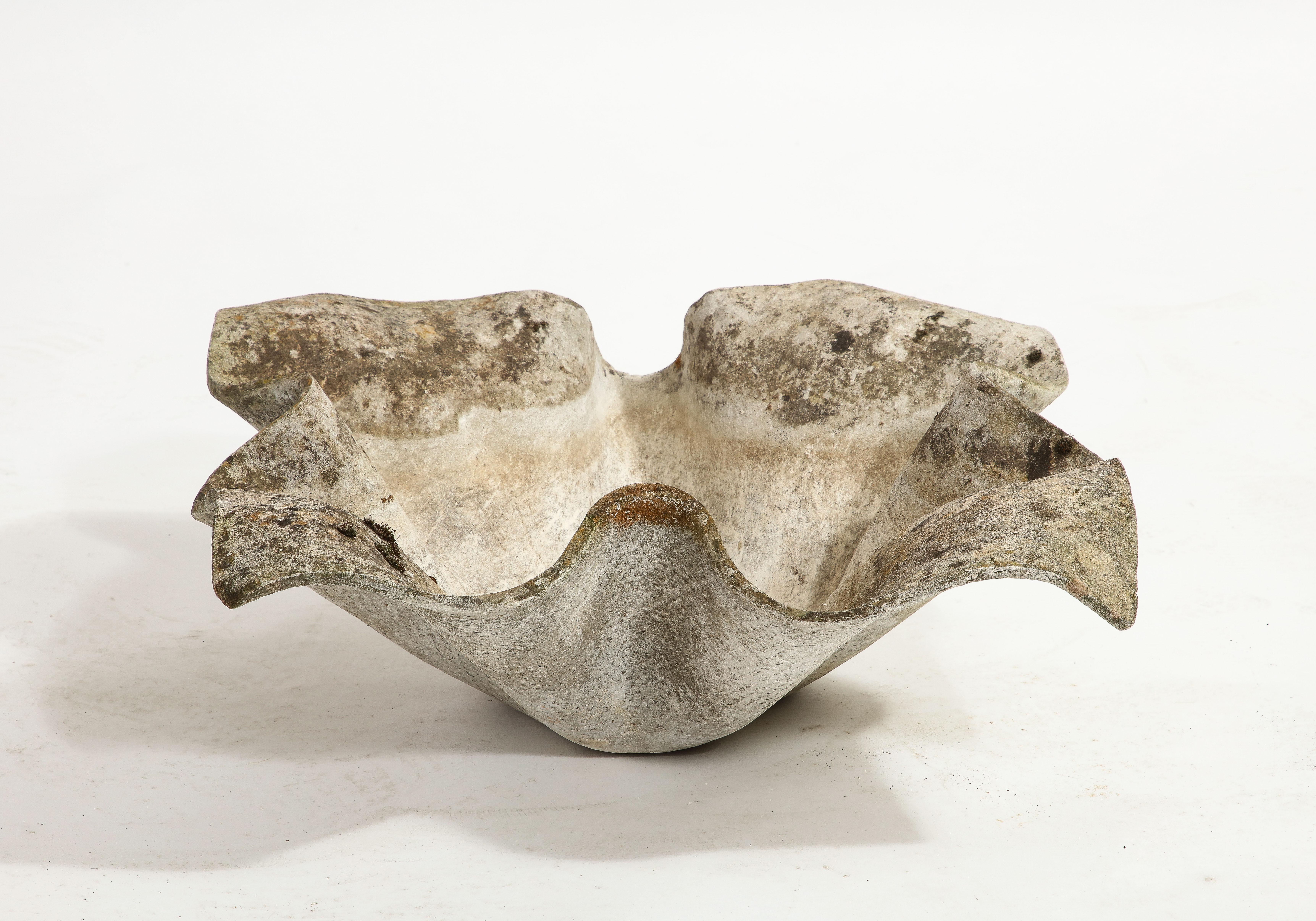 Mid-20th Century Willy Guhl for Eternit Handkerchief Concrete Planters, 1960s For Sale