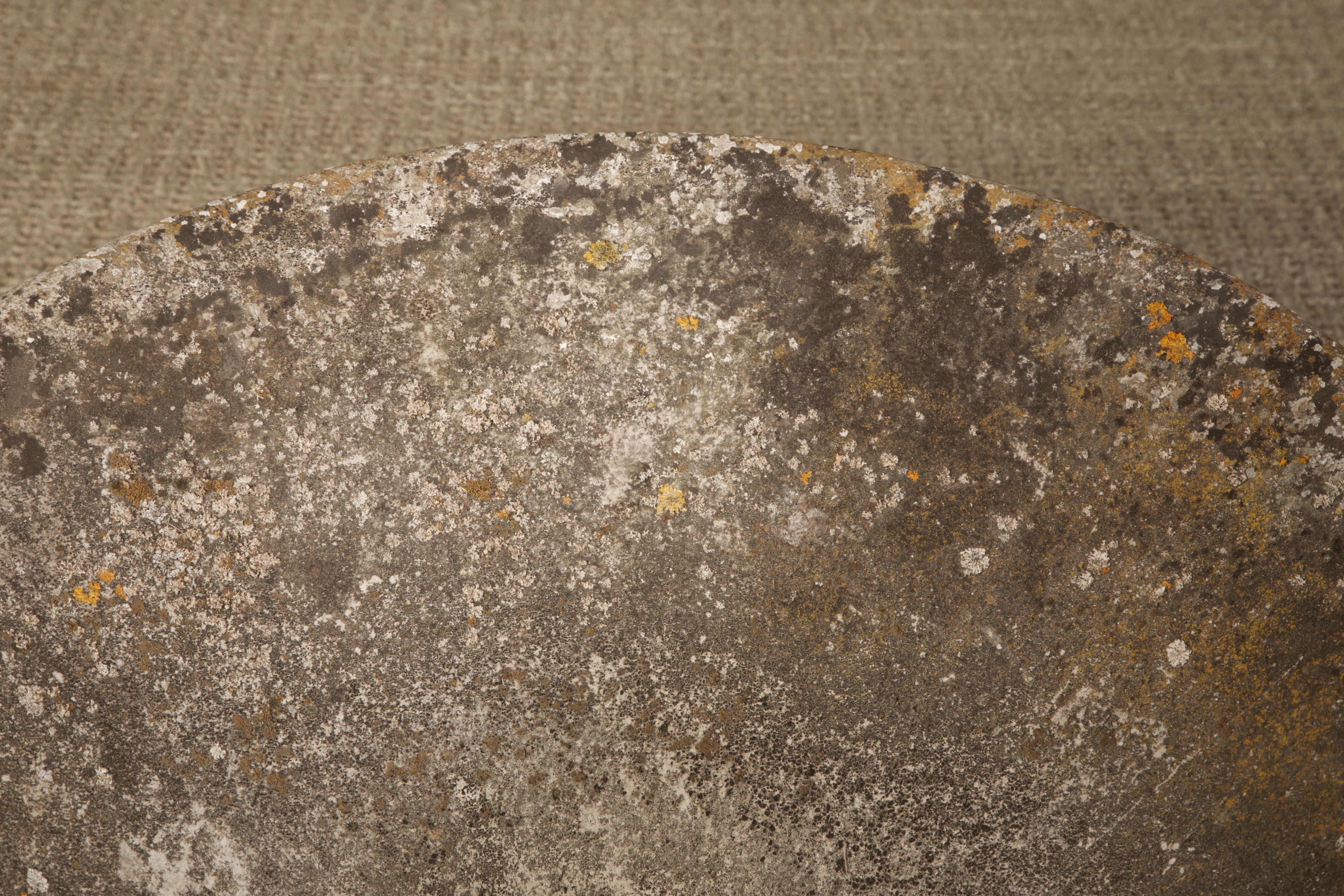 Willy Guhl for Eternit Tilted Spindle Concrete Planter, circa 1968 In Good Condition For Sale In Los Angeles, CA