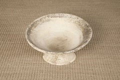 Willy Guhl for Eternit Tilted Spindle Concrete Planter, circa 1968, Signed