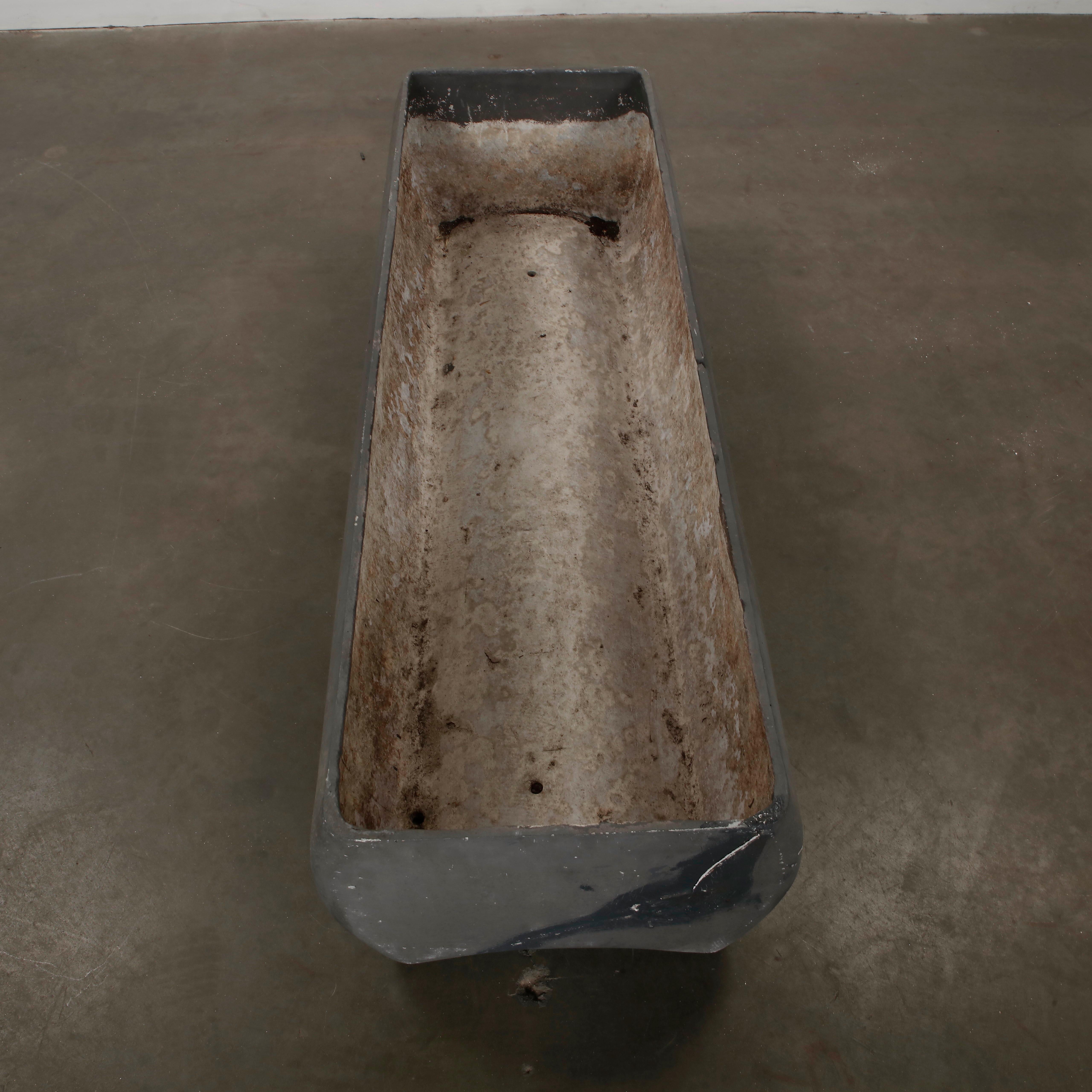 Willy Guhl, Grey Bench Planter, 1960s For Sale 3