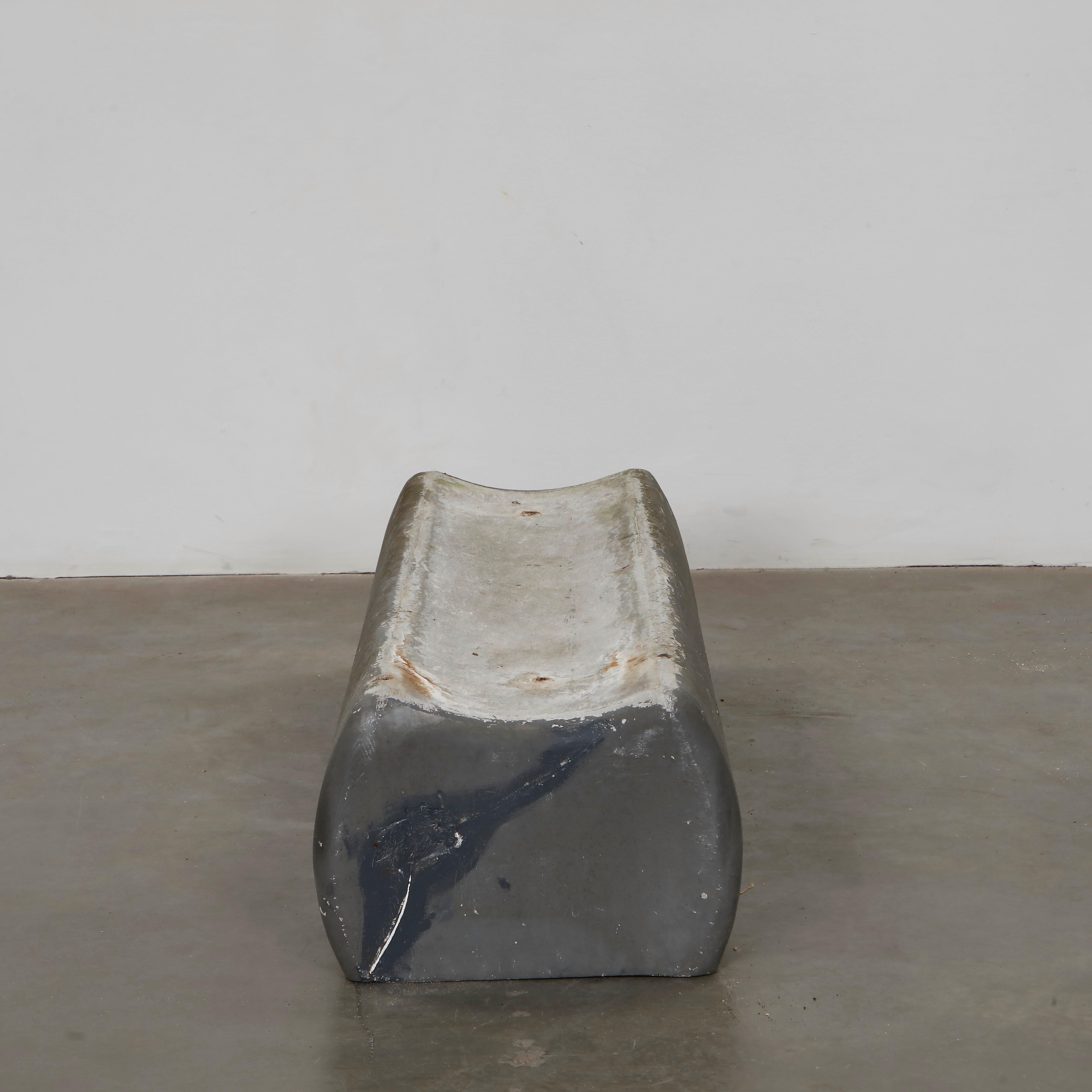 Willy Guhl, Grey Bench Planter, 1960s For Sale 4