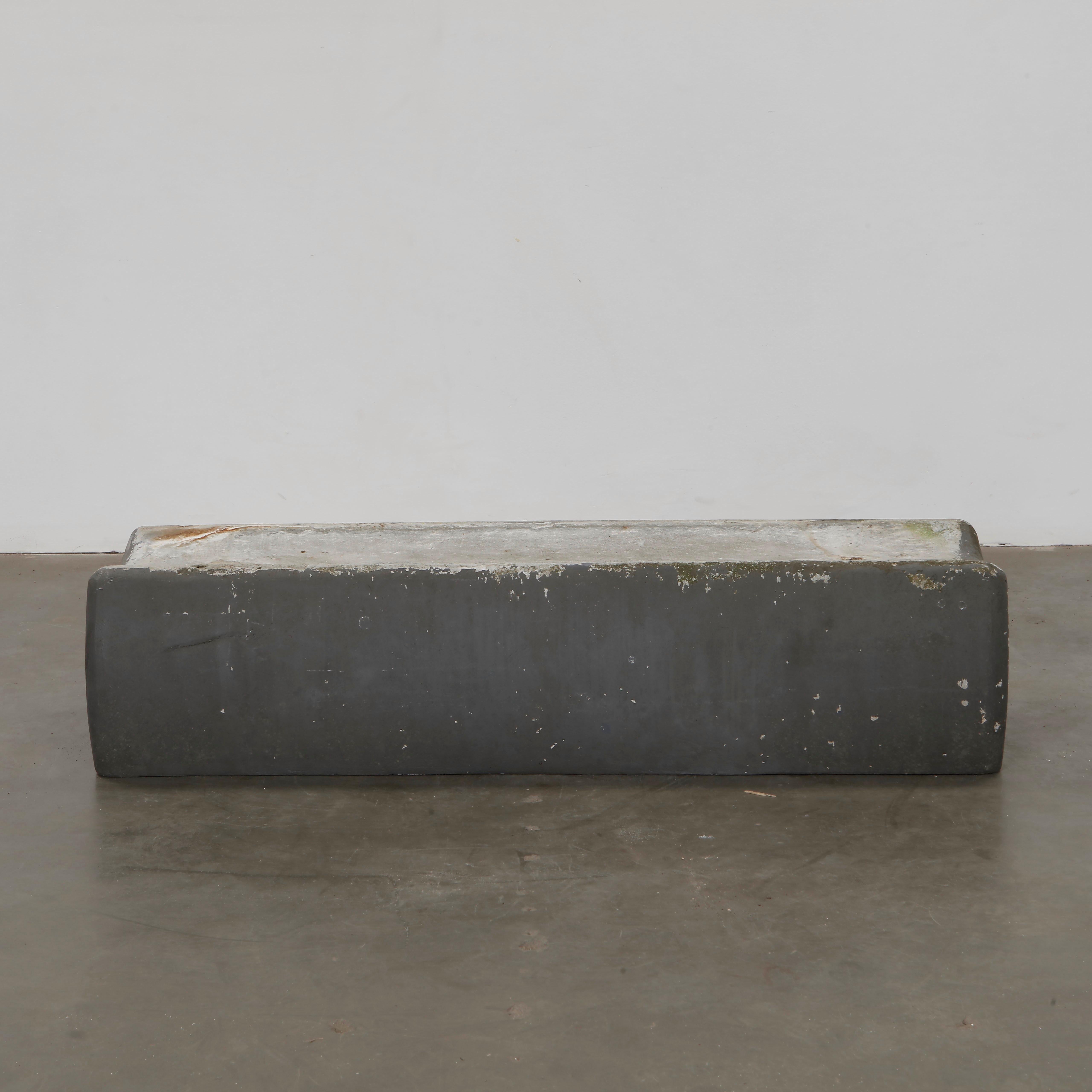 Willy Guhl, Grey Bench Planter, 1960s For Sale 5
