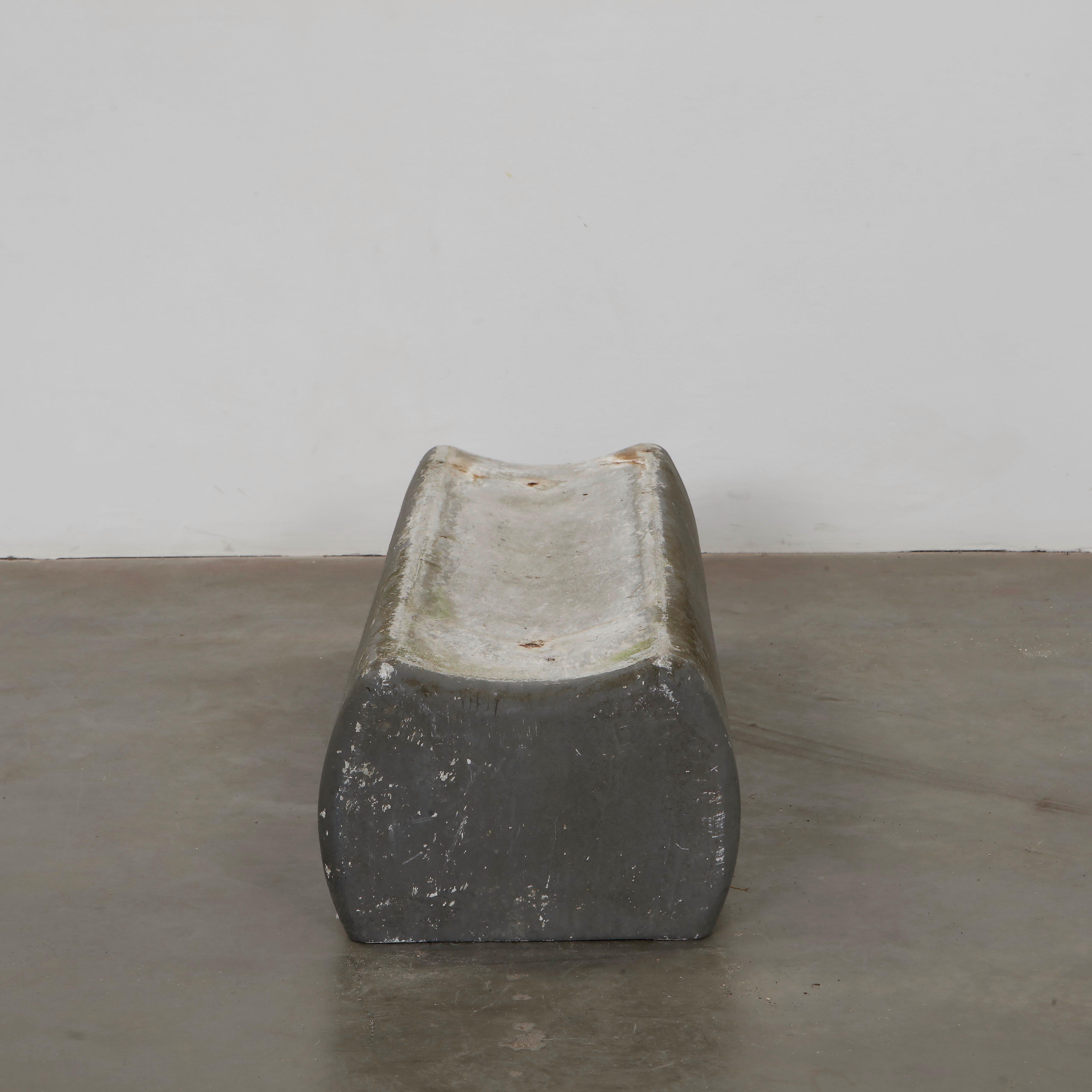 Willy Guhl, Grey Bench Planter, 1960s For Sale 7
