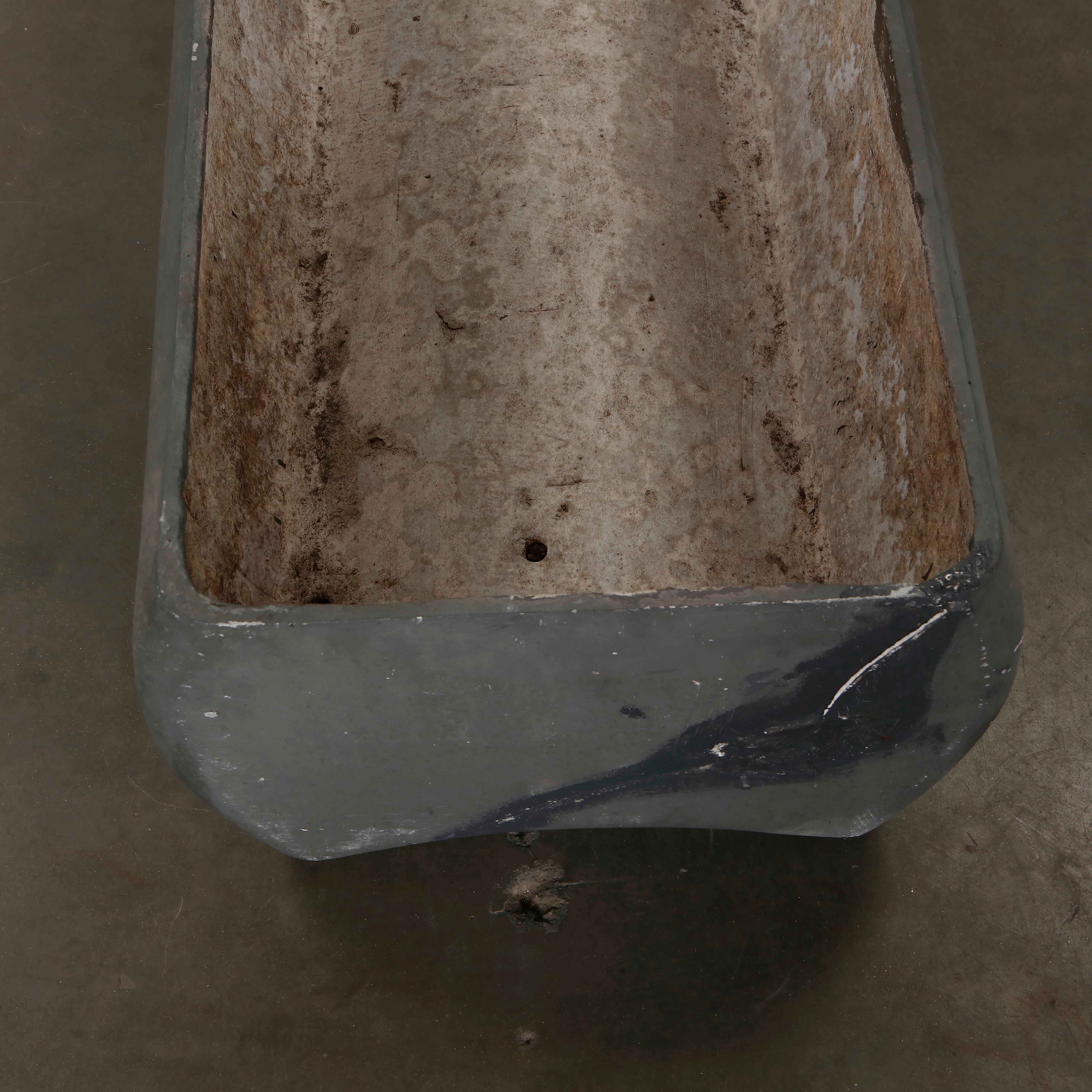 Willy Guhl, Grey Bench Planter, 1960s For Sale 2