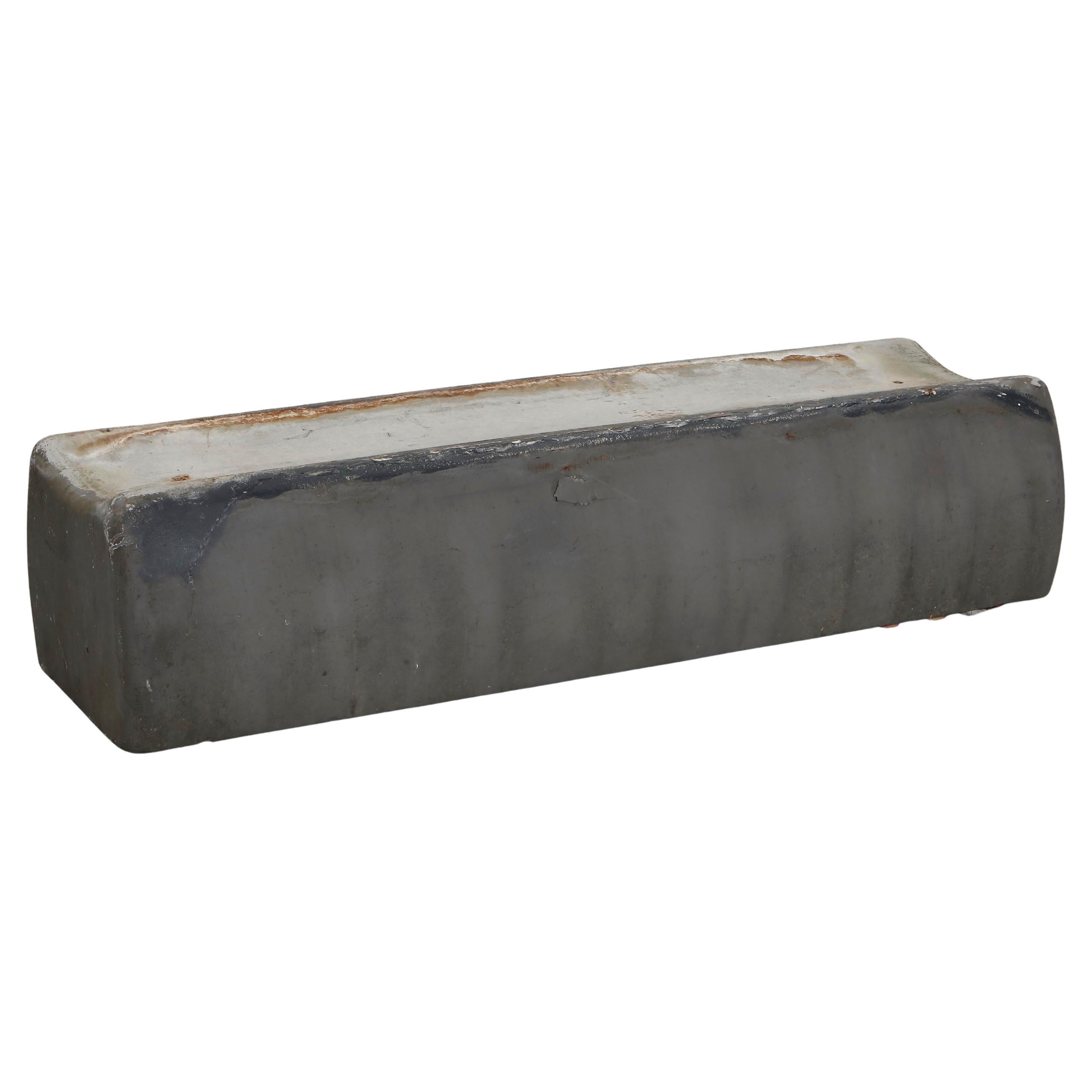 Willy Guhl, Grey Bench Planter, 1960s