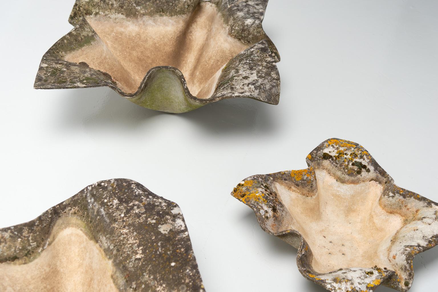 Concrete Willy Guhl Handkerchief Planter Small, Switzerland, 1960