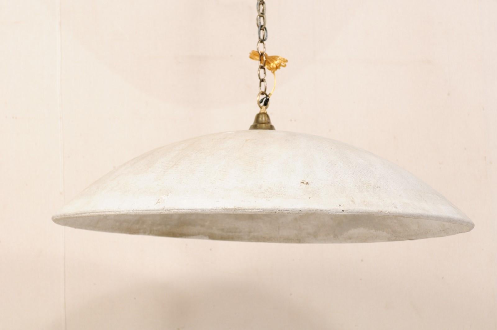 Modern Willy Guhl Hanging Dome Light, Midcentury