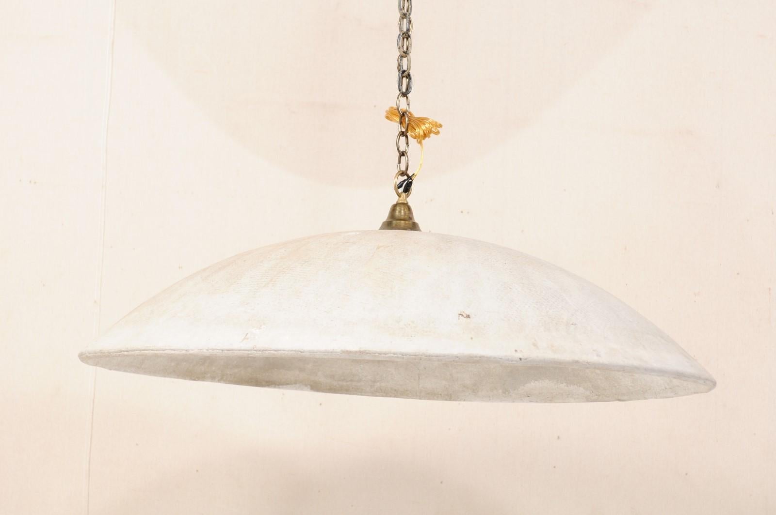 Willy Guhl Hanging Dome Light, Midcentury In Good Condition In Atlanta, GA
