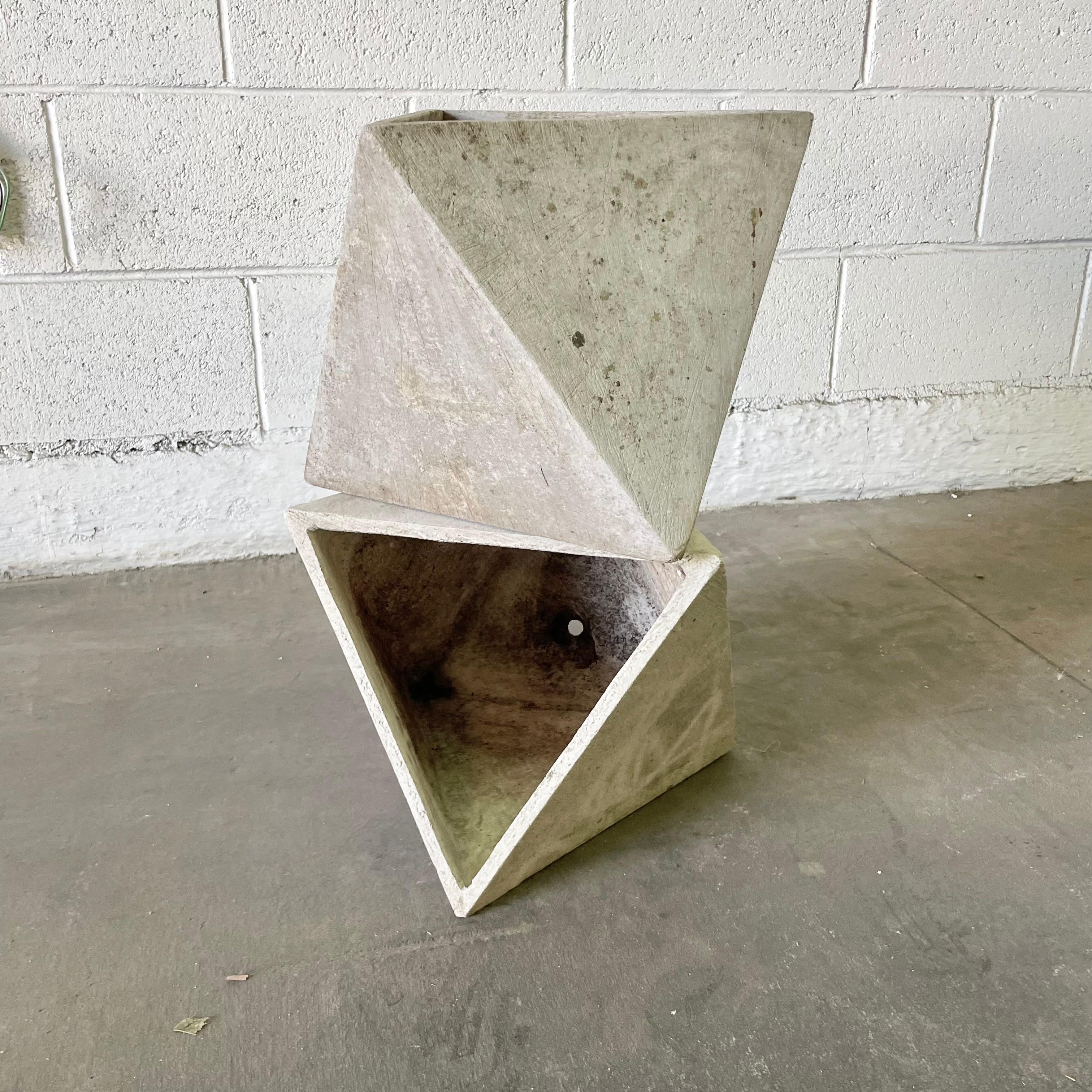 Willy Guhl Heptagon Faceted Planter 9