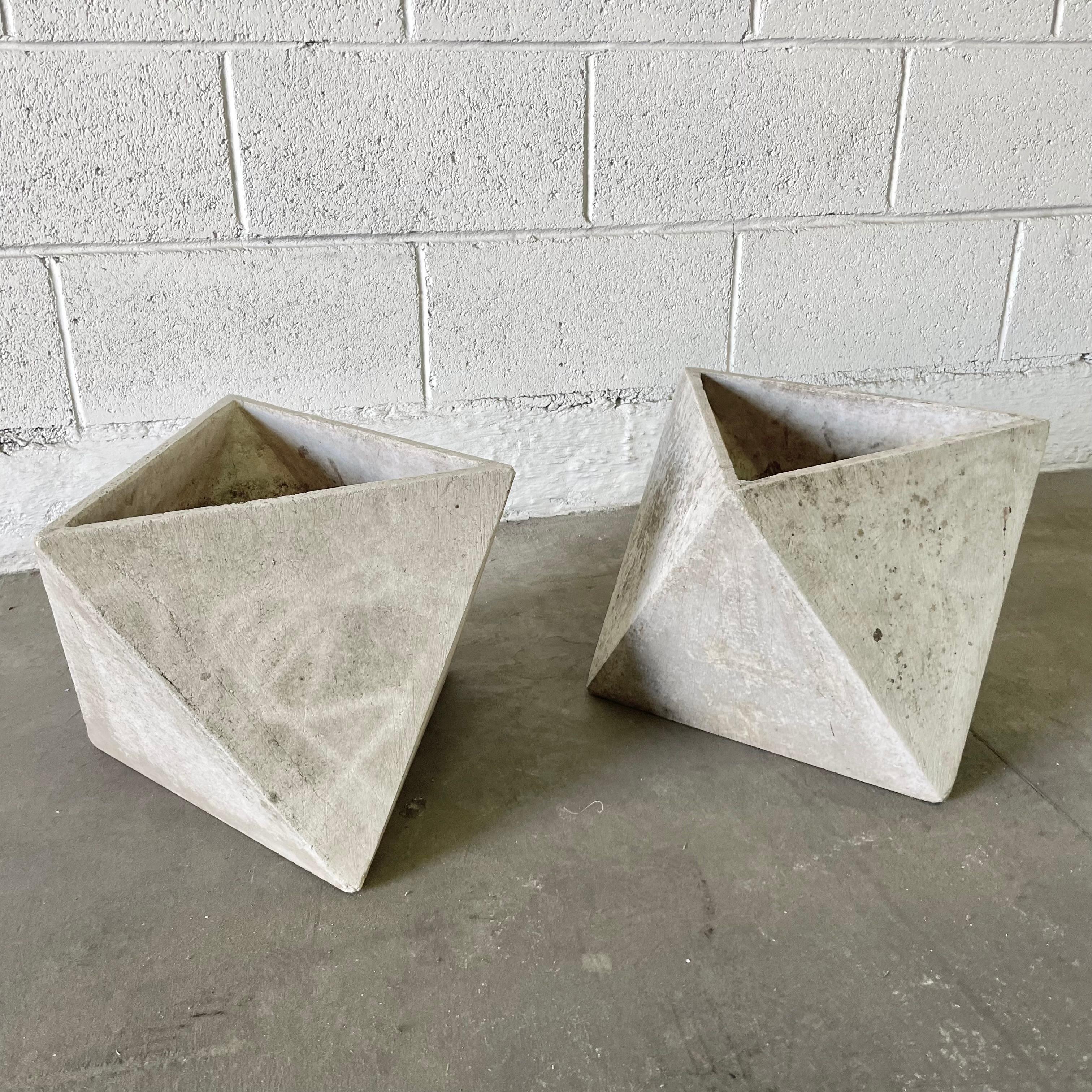 Swiss Willy Guhl Heptagon Faceted Planter