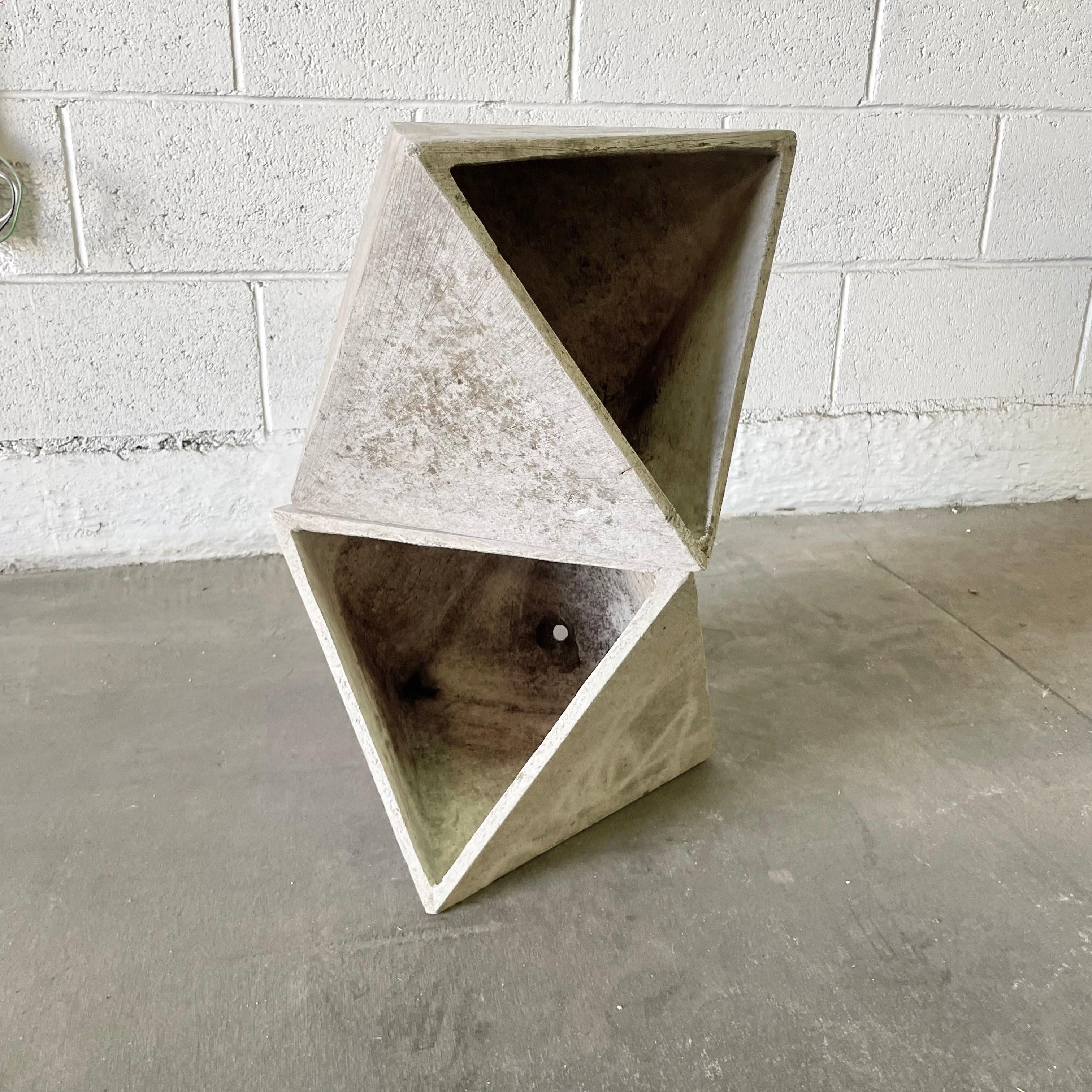 Willy Guhl Heptagon Faceted Planter 2