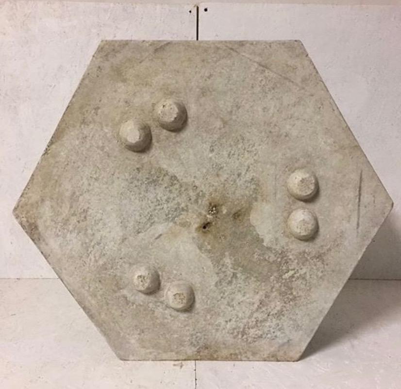 Concrete Willy Guhl Hexagon Planter