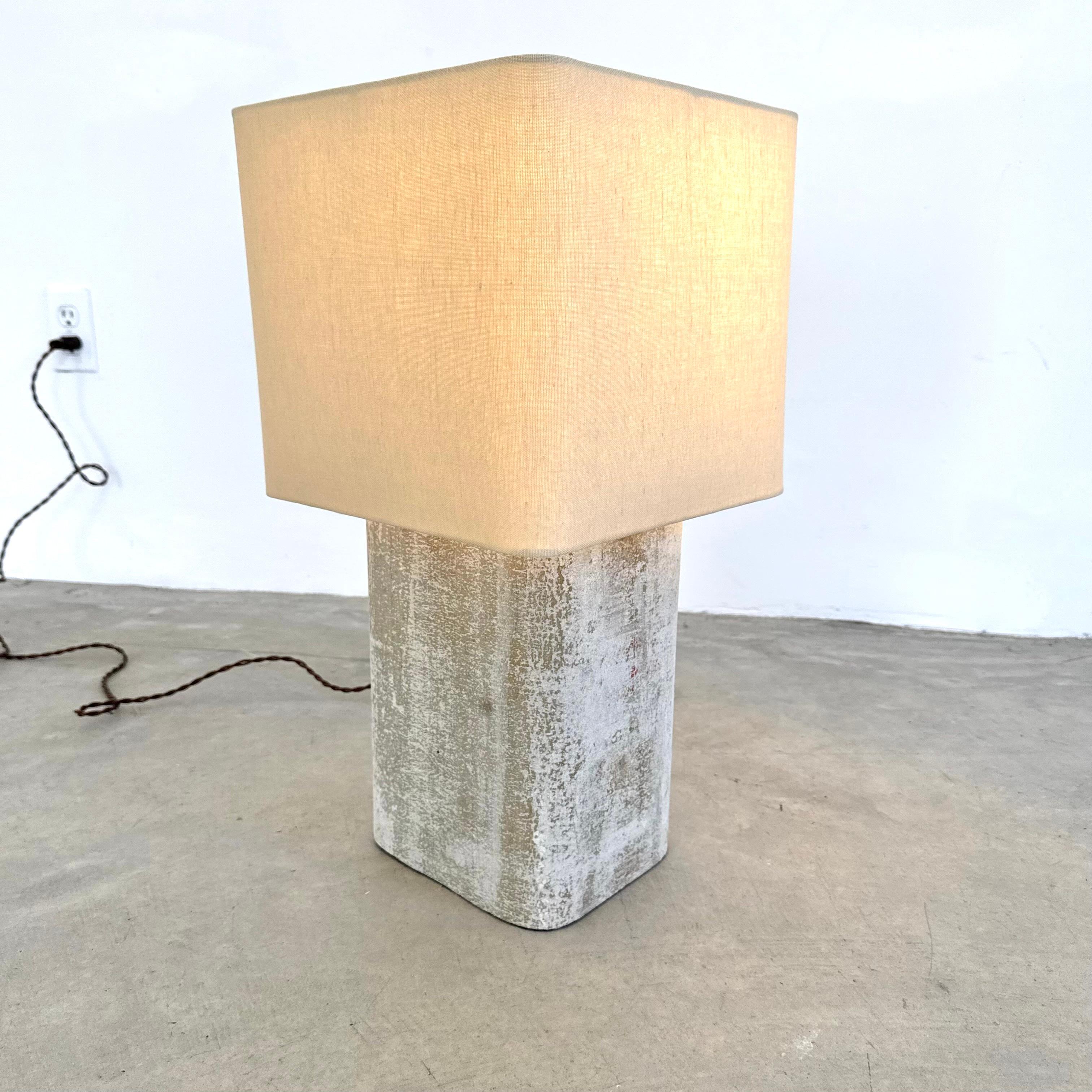 Willy Guhl Large Concrete Table Lamp, 1960s Switzerland For Sale 4