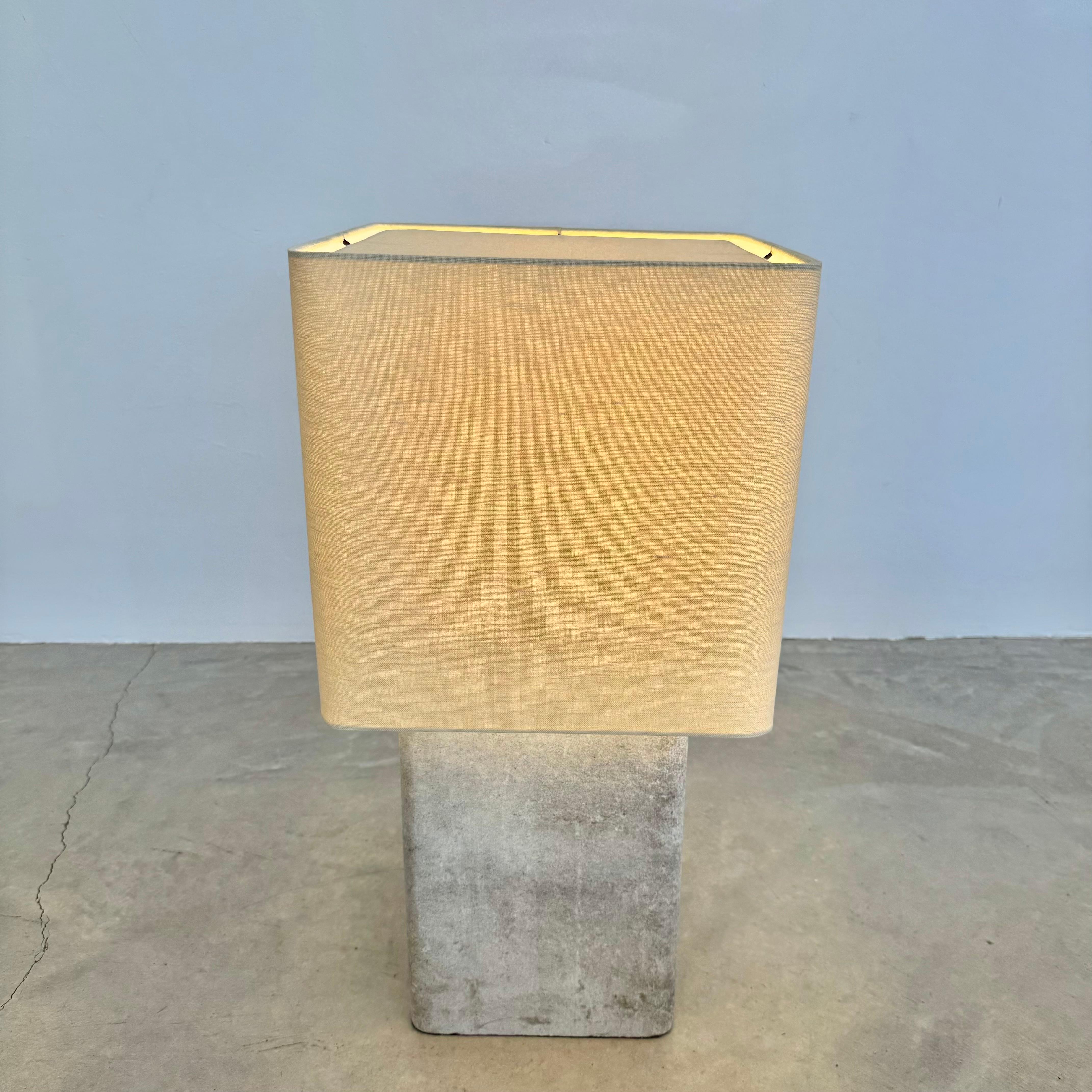 Willy Guhl Large Concrete Table Lamp, 1960s Switzerland For Sale 5