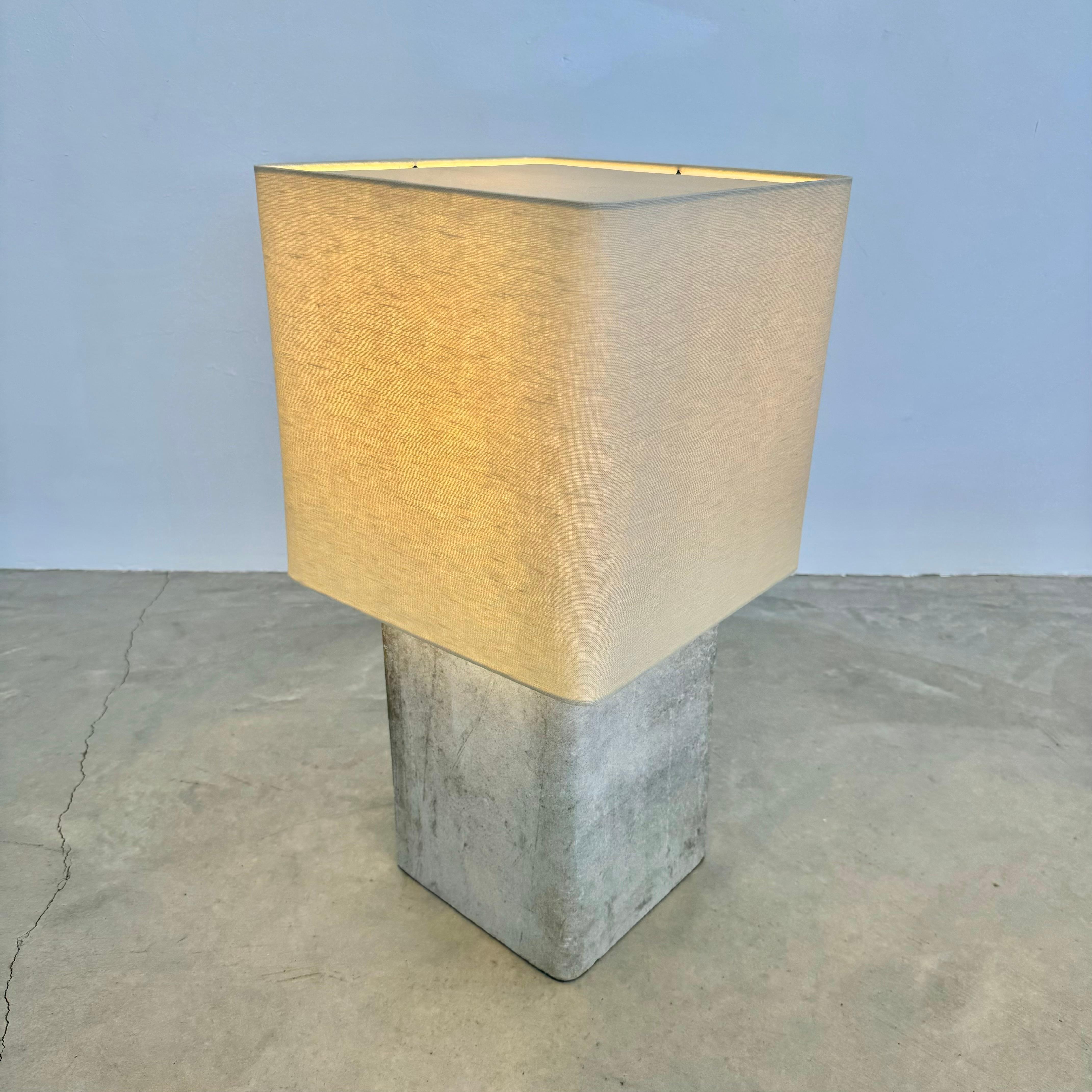 Willy Guhl Large Concrete Table Lamp, 1960s Switzerland For Sale 6