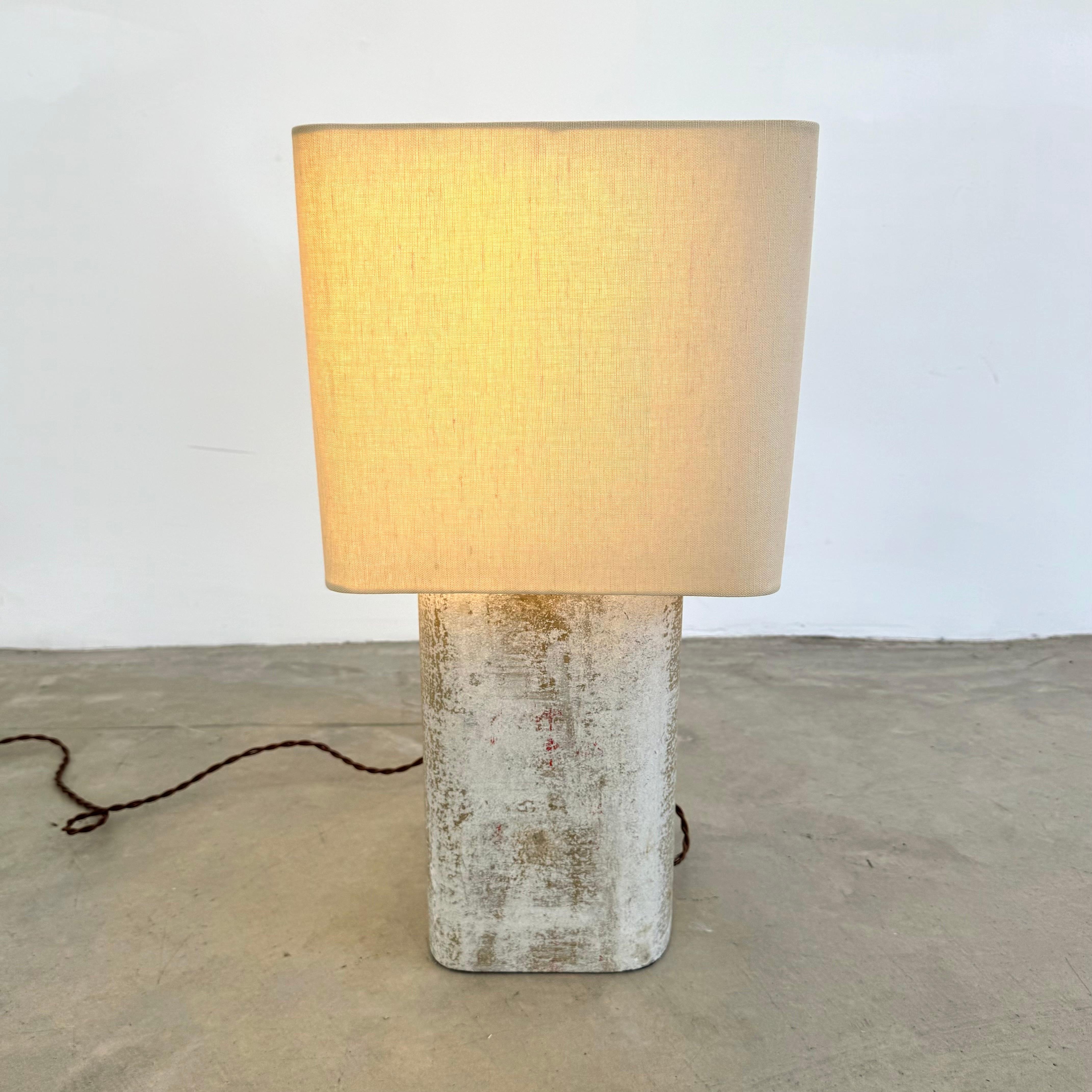 Willy Guhl Large Concrete Table Lamp, 1960s Switzerland For Sale 6