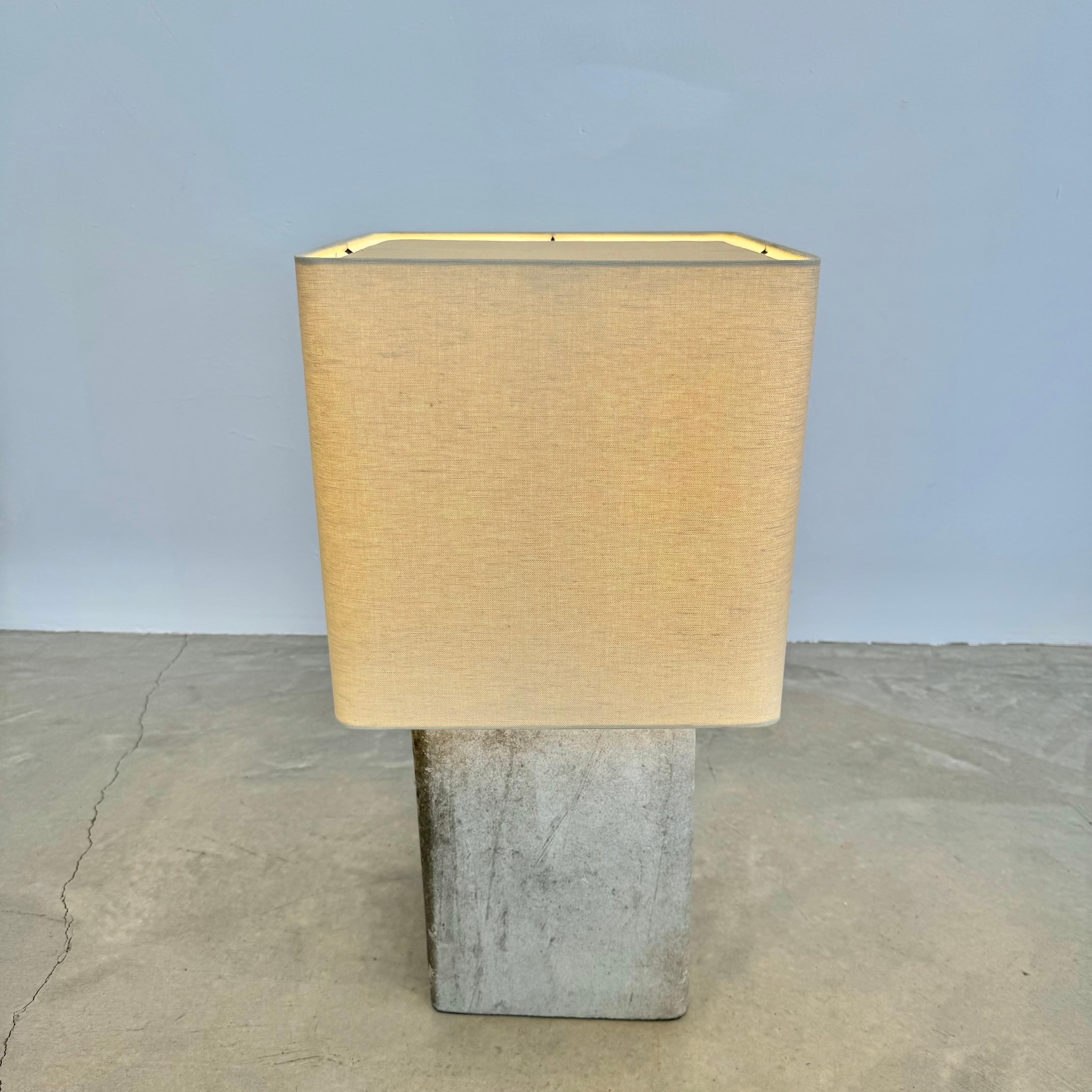Willy Guhl Large Concrete Table Lamp, 1960s Switzerland For Sale 7