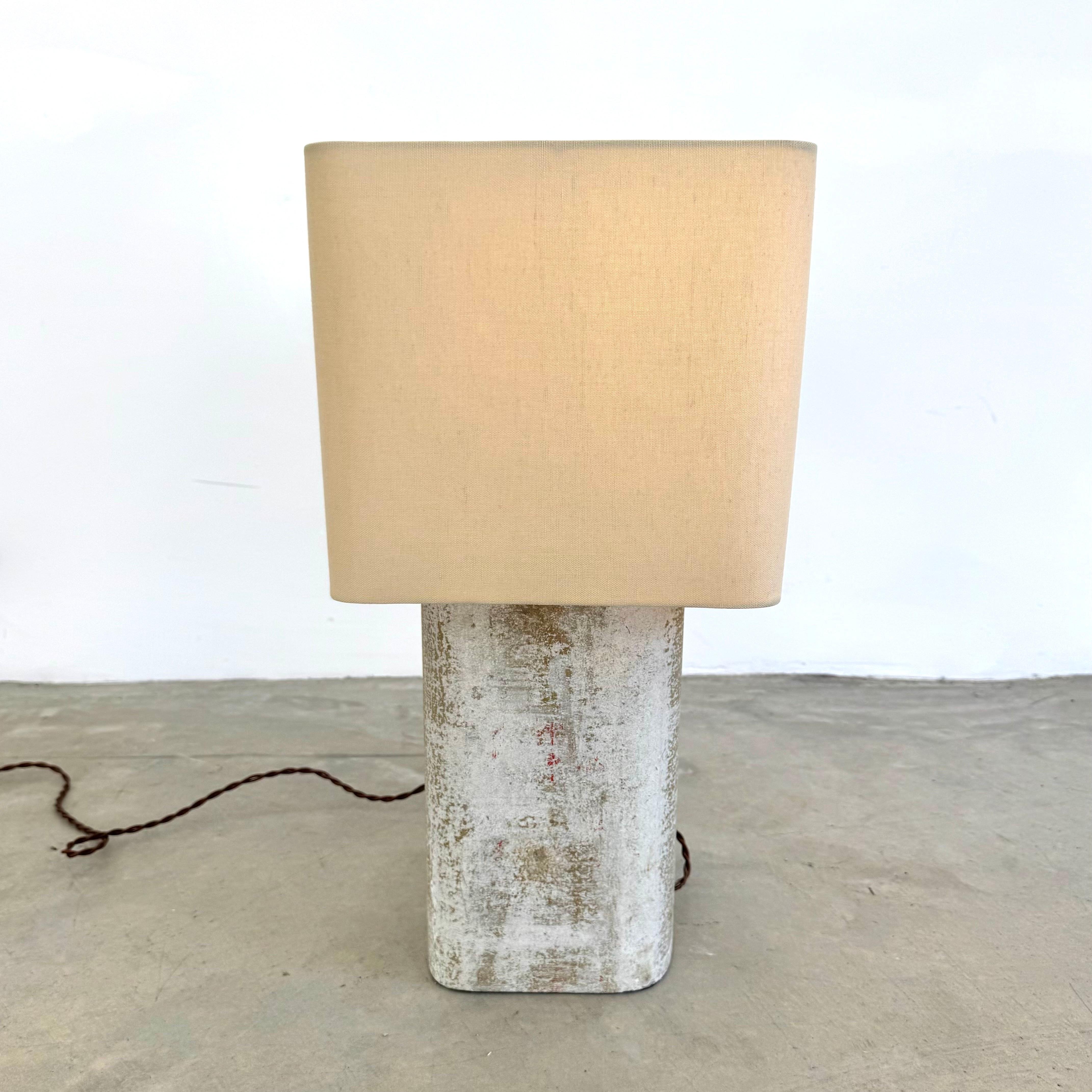 Willy Guhl Large Concrete Table Lamp, 1960s Switzerland For Sale 7