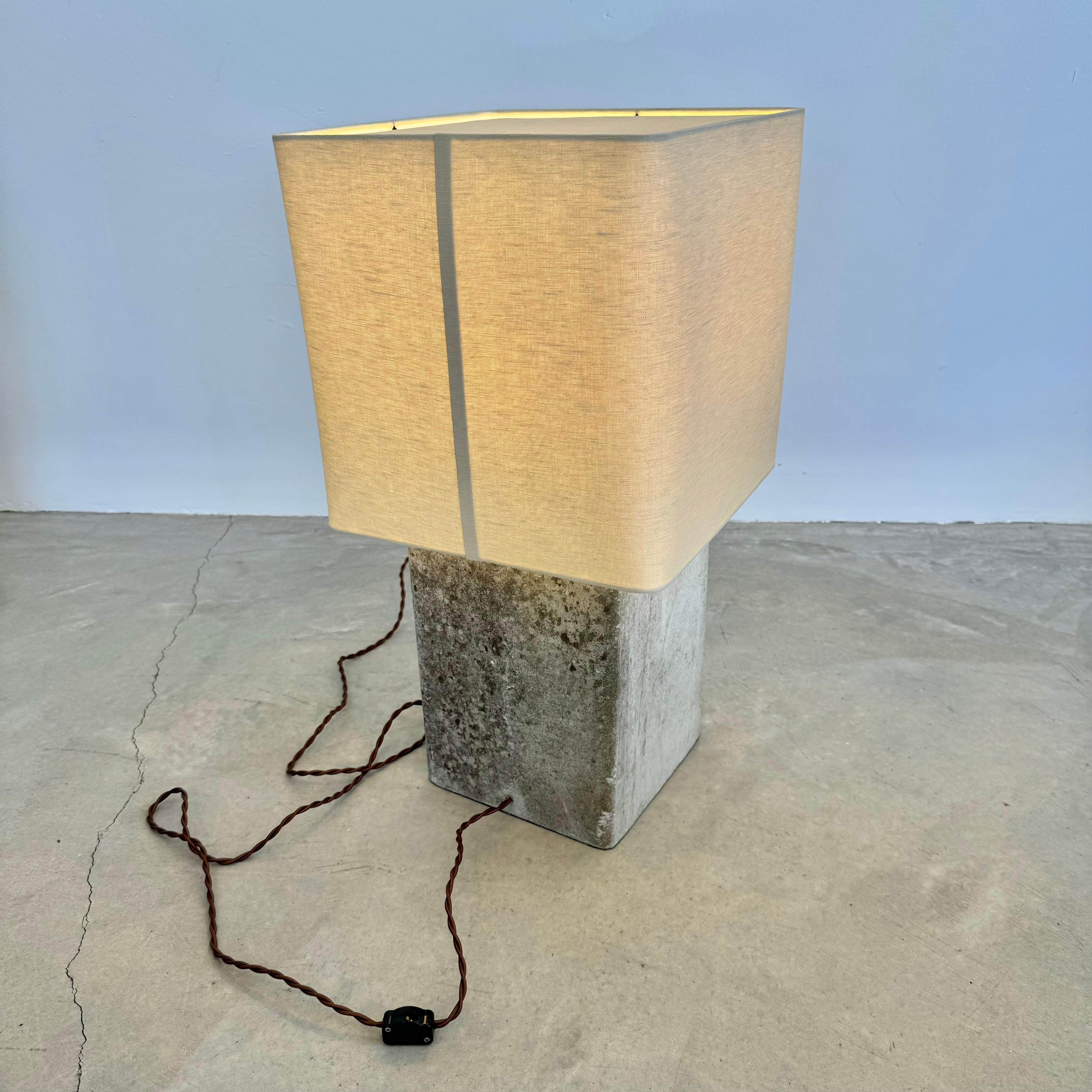 Willy Guhl Large Concrete Table Lamp, 1960s Switzerland For Sale 8
