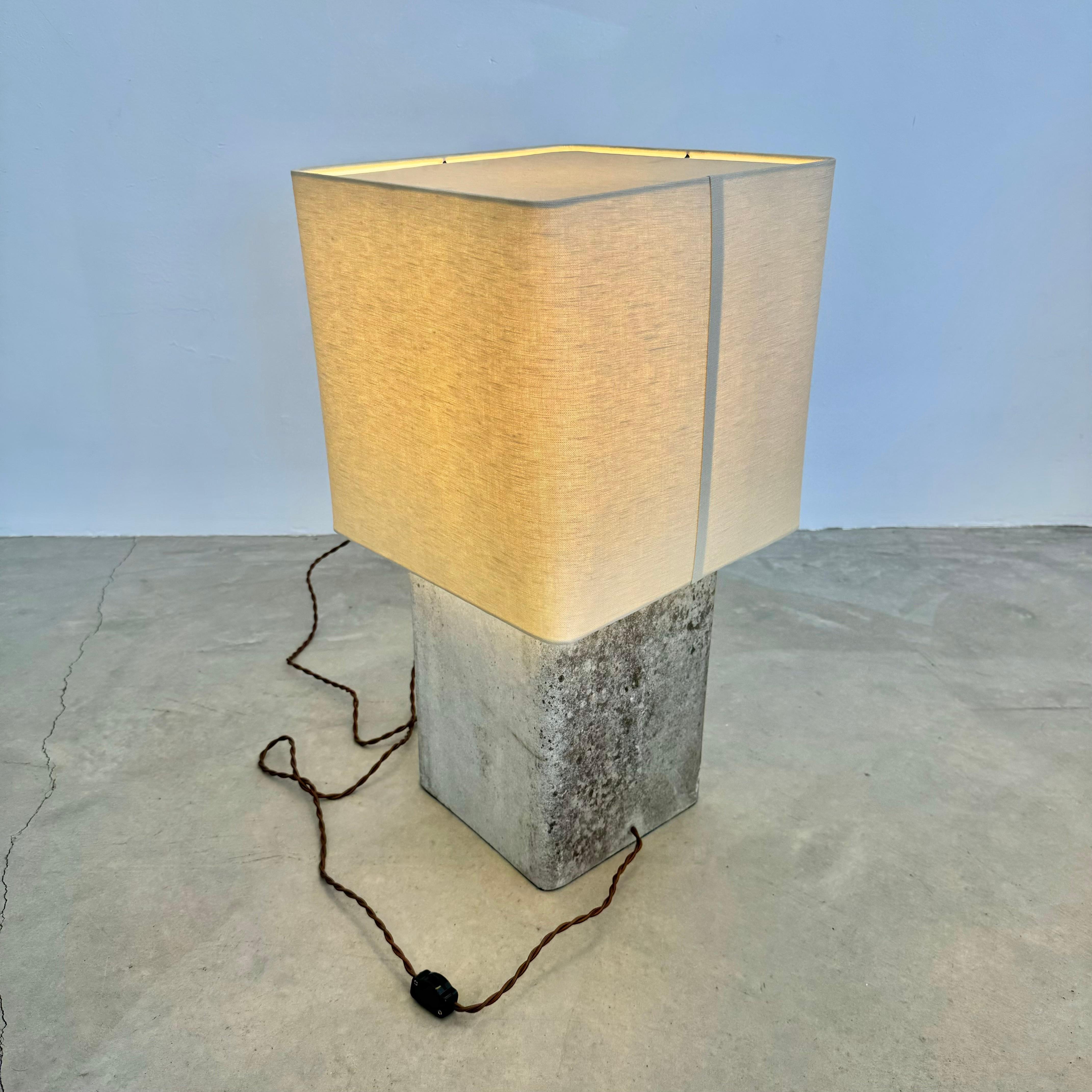 Willy Guhl Large Concrete Table Lamp, 1960s Switzerland For Sale 9