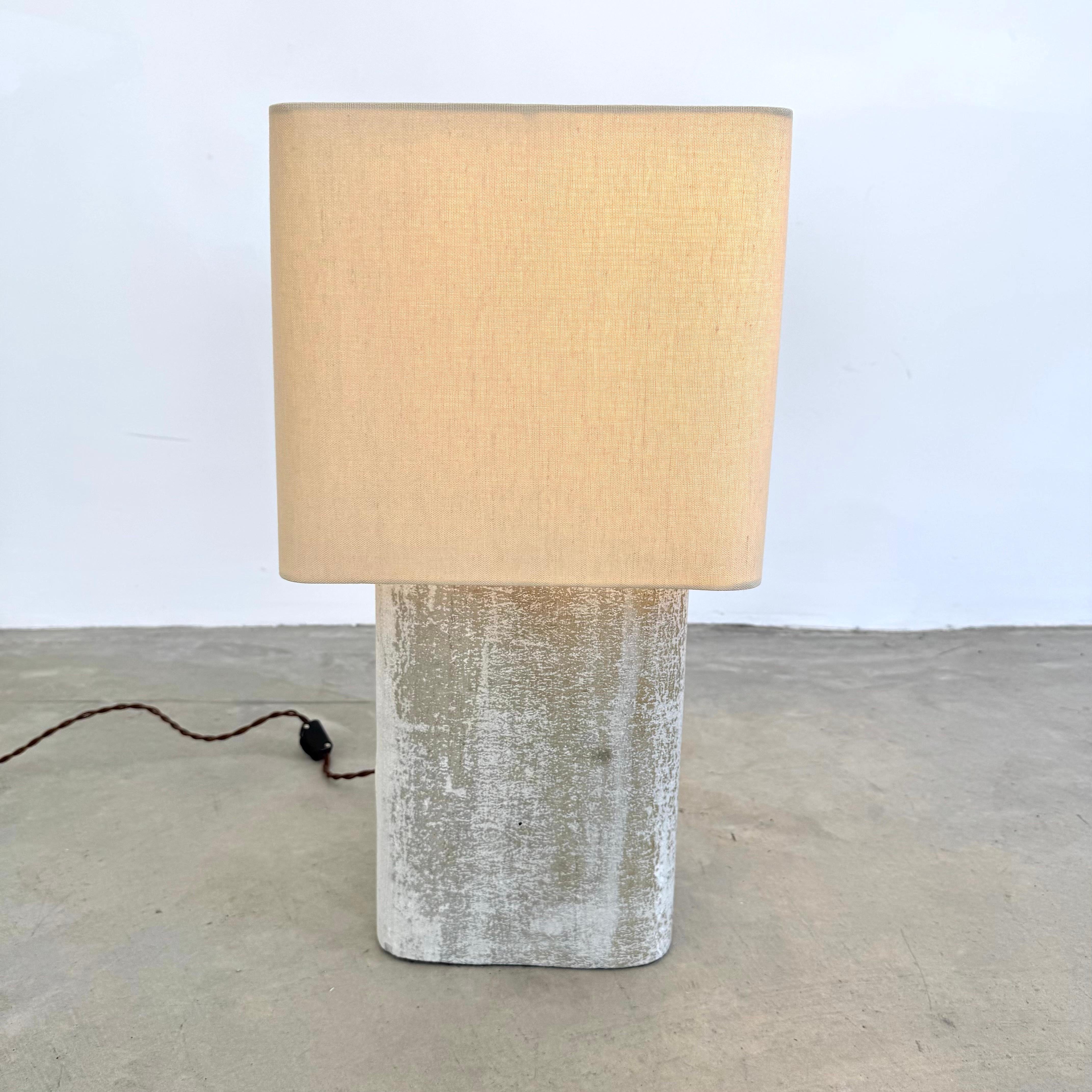 Mid-20th Century Willy Guhl Large Concrete Table Lamp, 1960s Switzerland For Sale