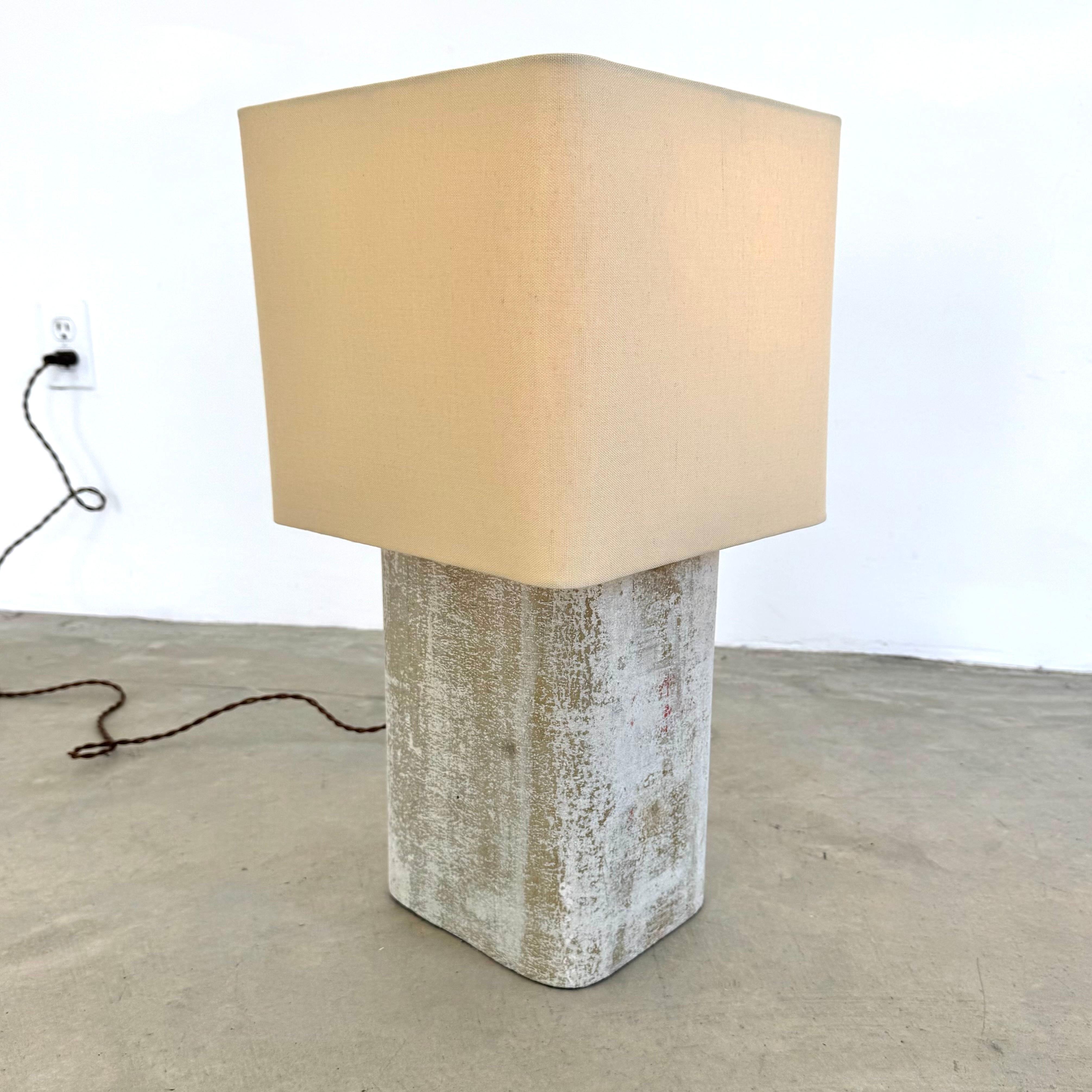 Willy Guhl Large Concrete Table Lamp, 1960s Switzerland For Sale 3