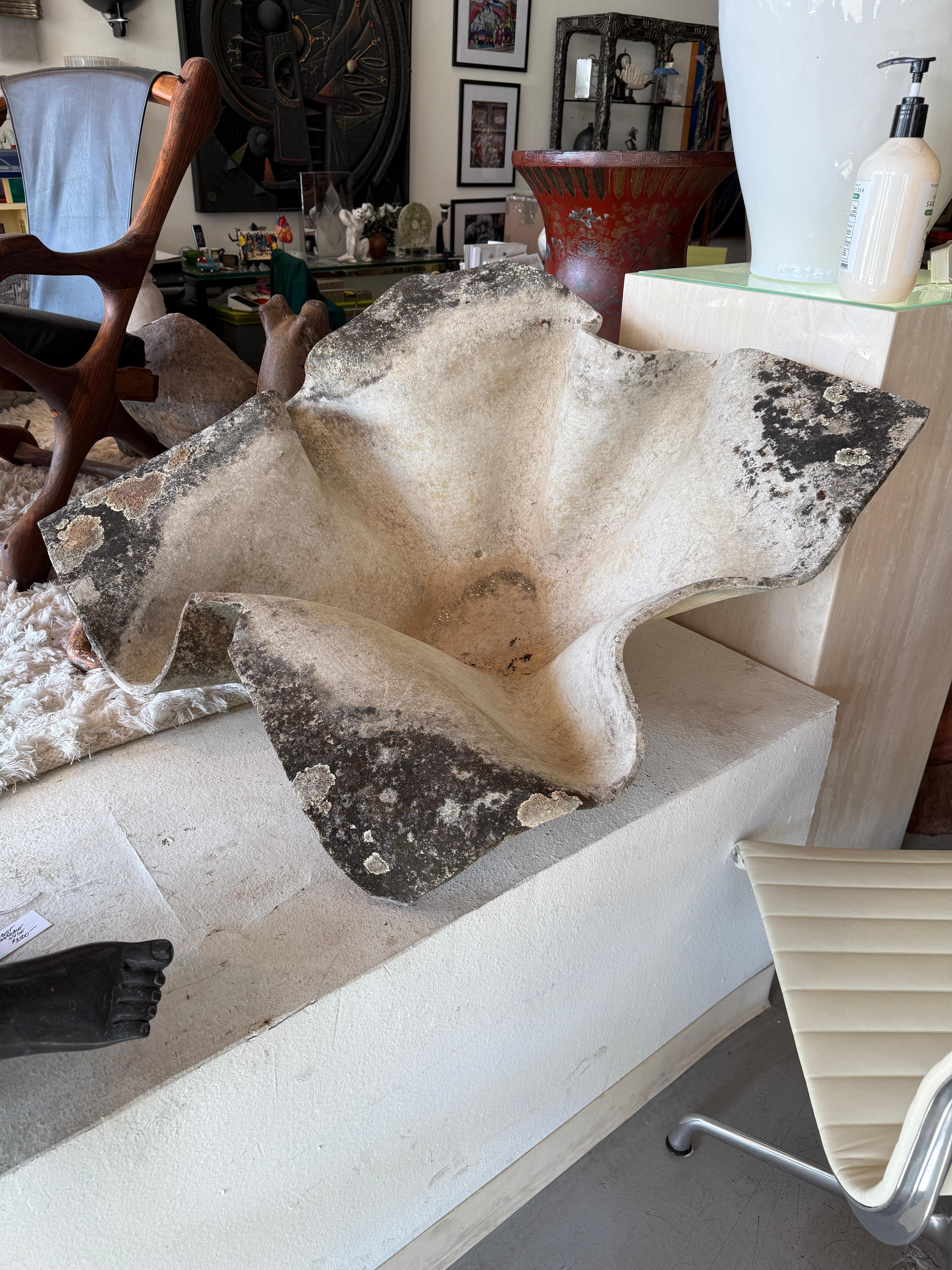 Willy Guhl Grand mouchoir en forme d'oreille d'éléphant Jardinière en vente 7