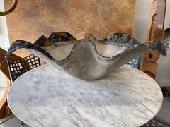 Willy Guhl Large Elephant Hankerchief Planter with Beuatiful Moss and Lichen