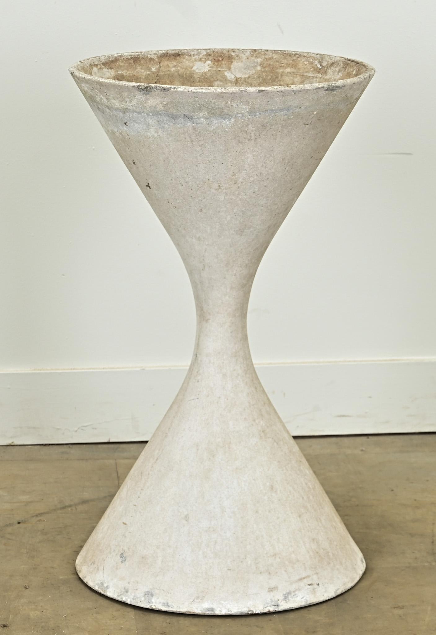 Calco Vaso a clessidra grande di Willy Guhl in vendita