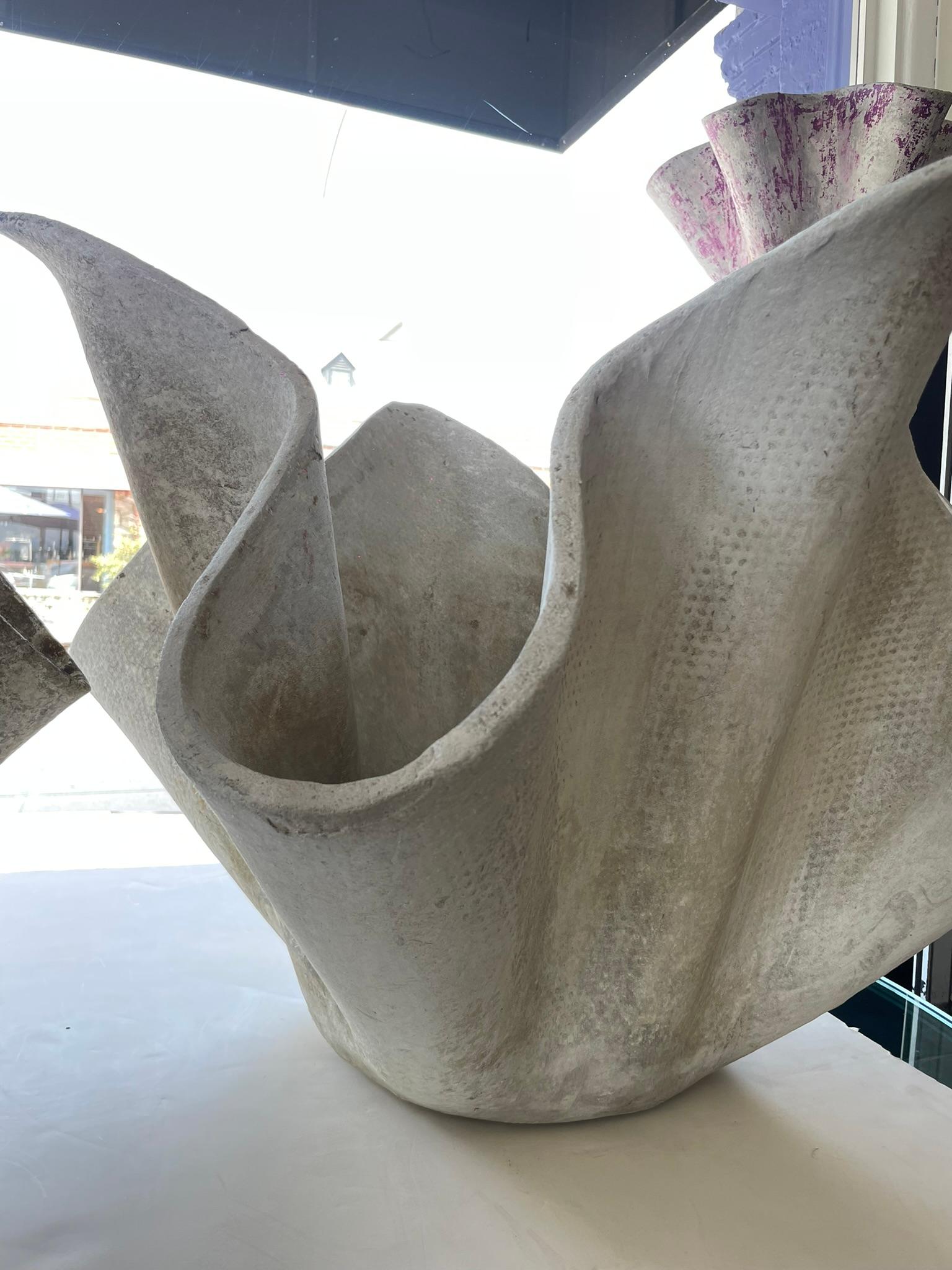 20th Century Willy Guhl Large Tulip Planters For Sale