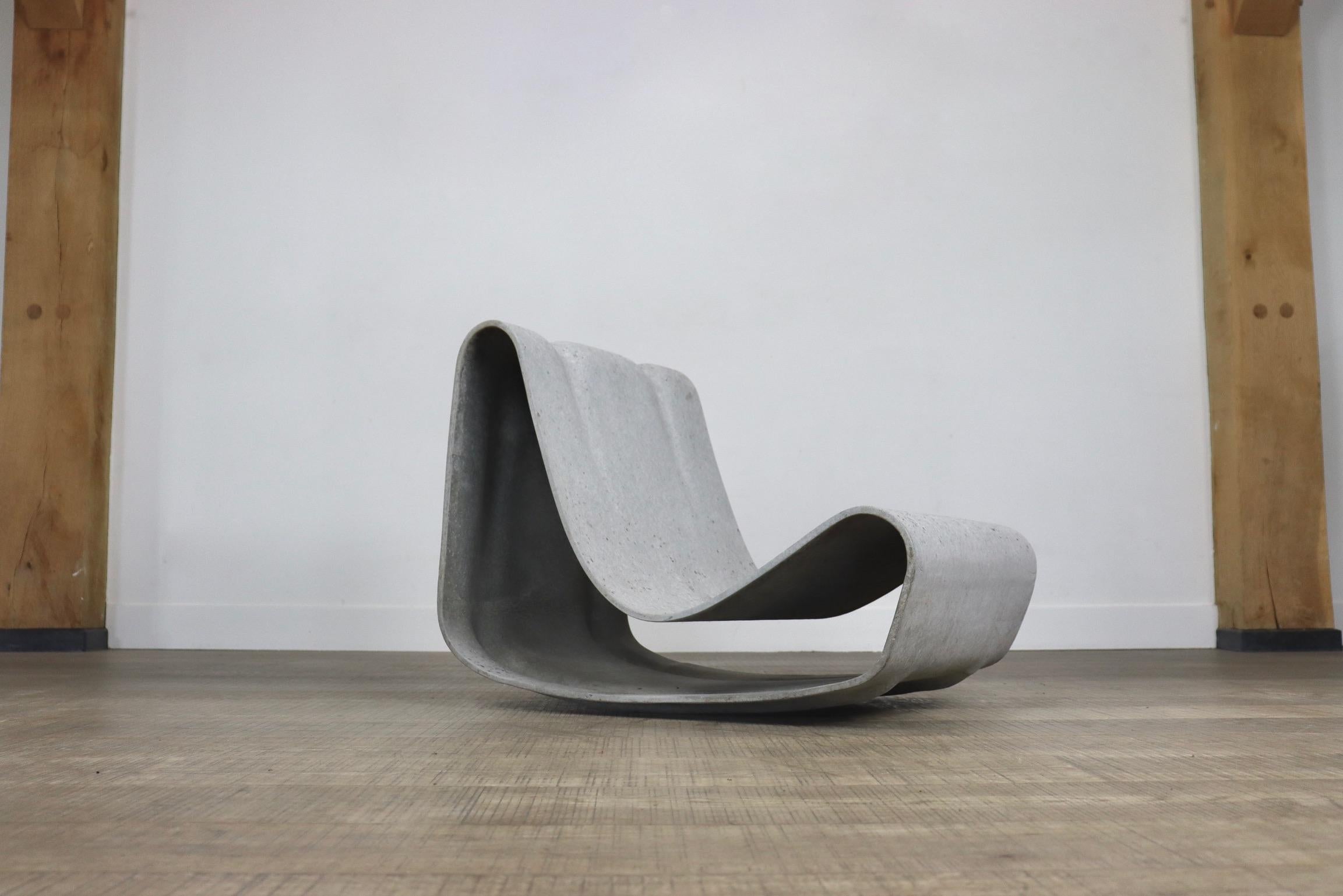 Cement Willy Guhl Loop Chair for Eternit, 1990s
