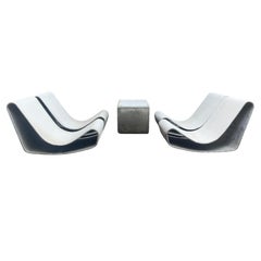 Willy Guhl Loop Chair Set of Six '6' Plus Table