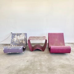 Ensemble de chaises et de table Loop de Willy Guhl, années 1960, Suisse