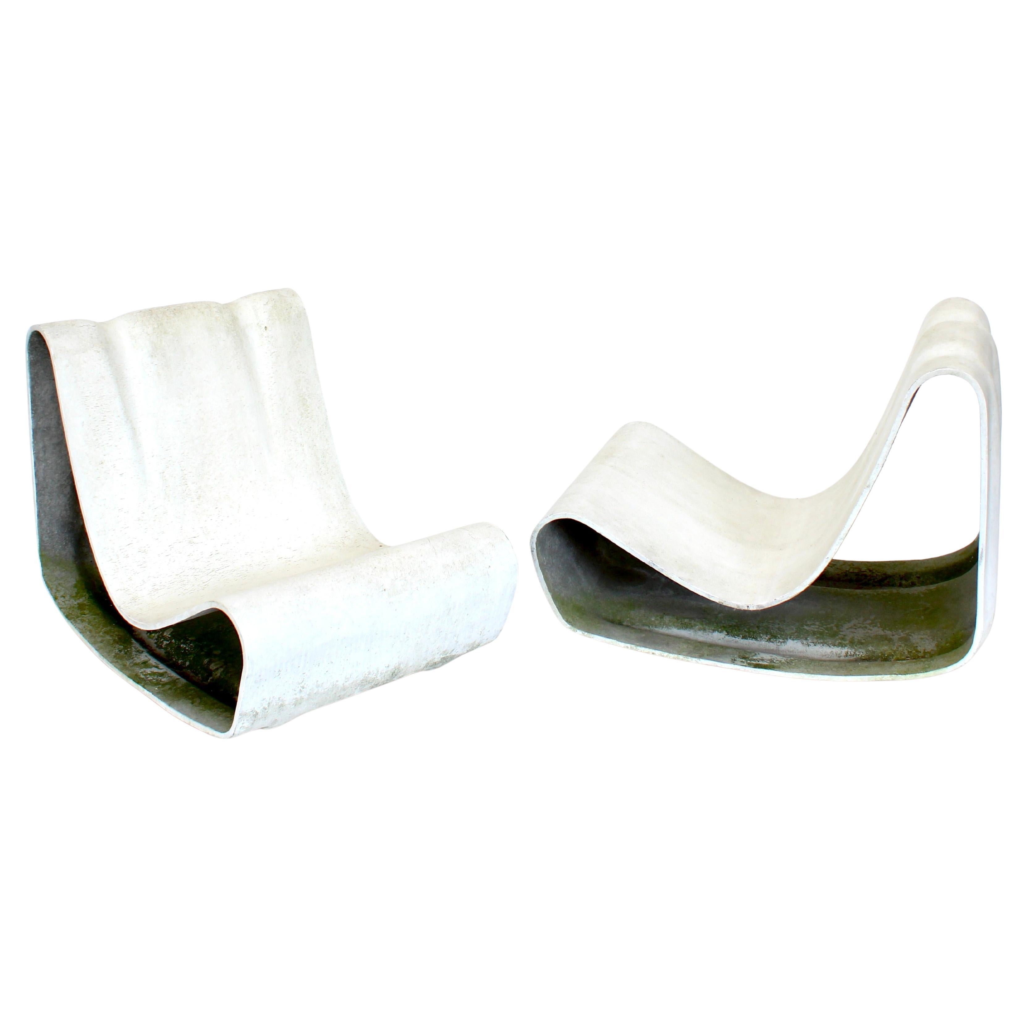Willy Guhl Loop Chairs Second Edition Switzerland c1997-2000 For Sale