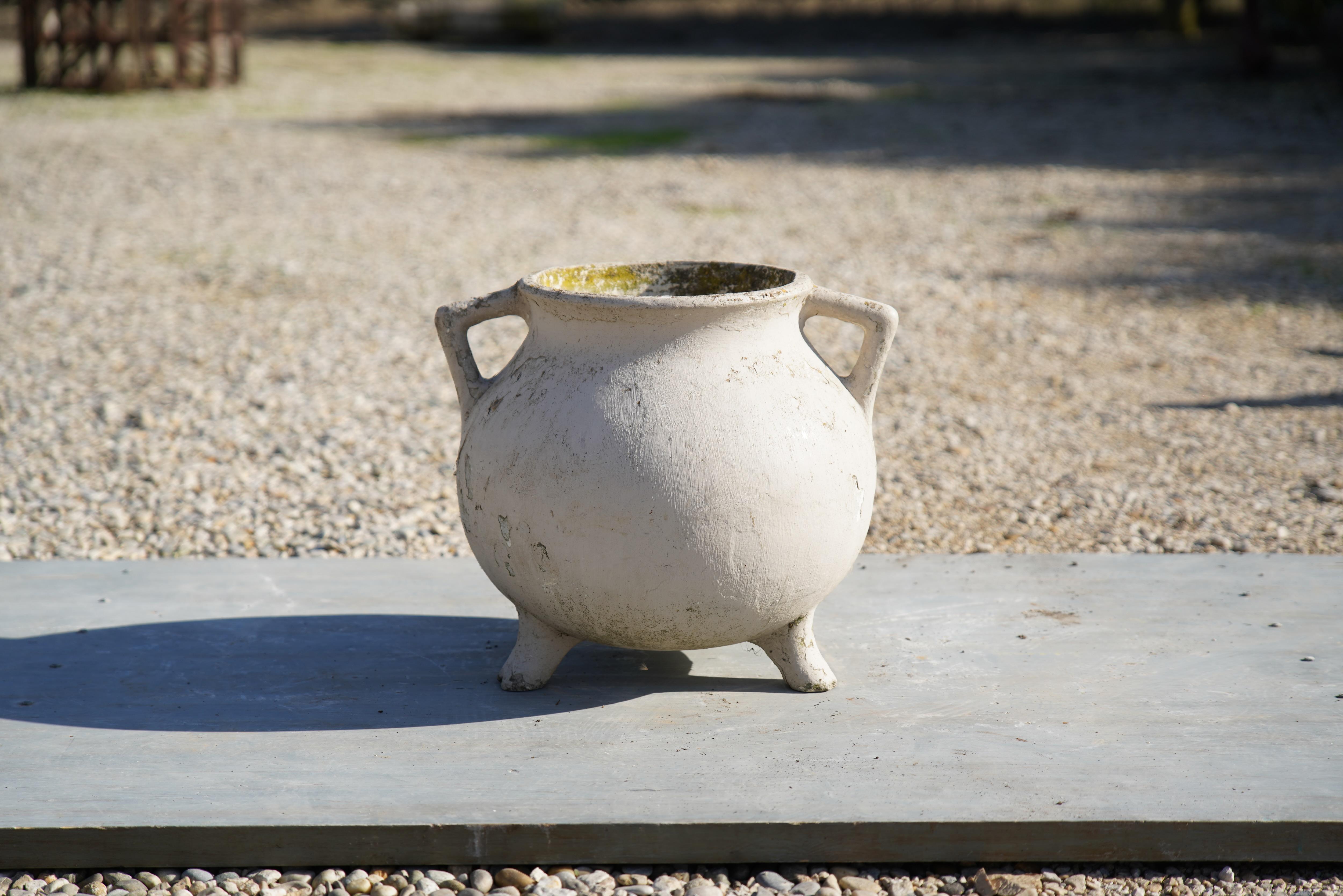 Cement Willy Guhl 'Marmite' Amphora Planters, Switzerland 1960s (2 Available)