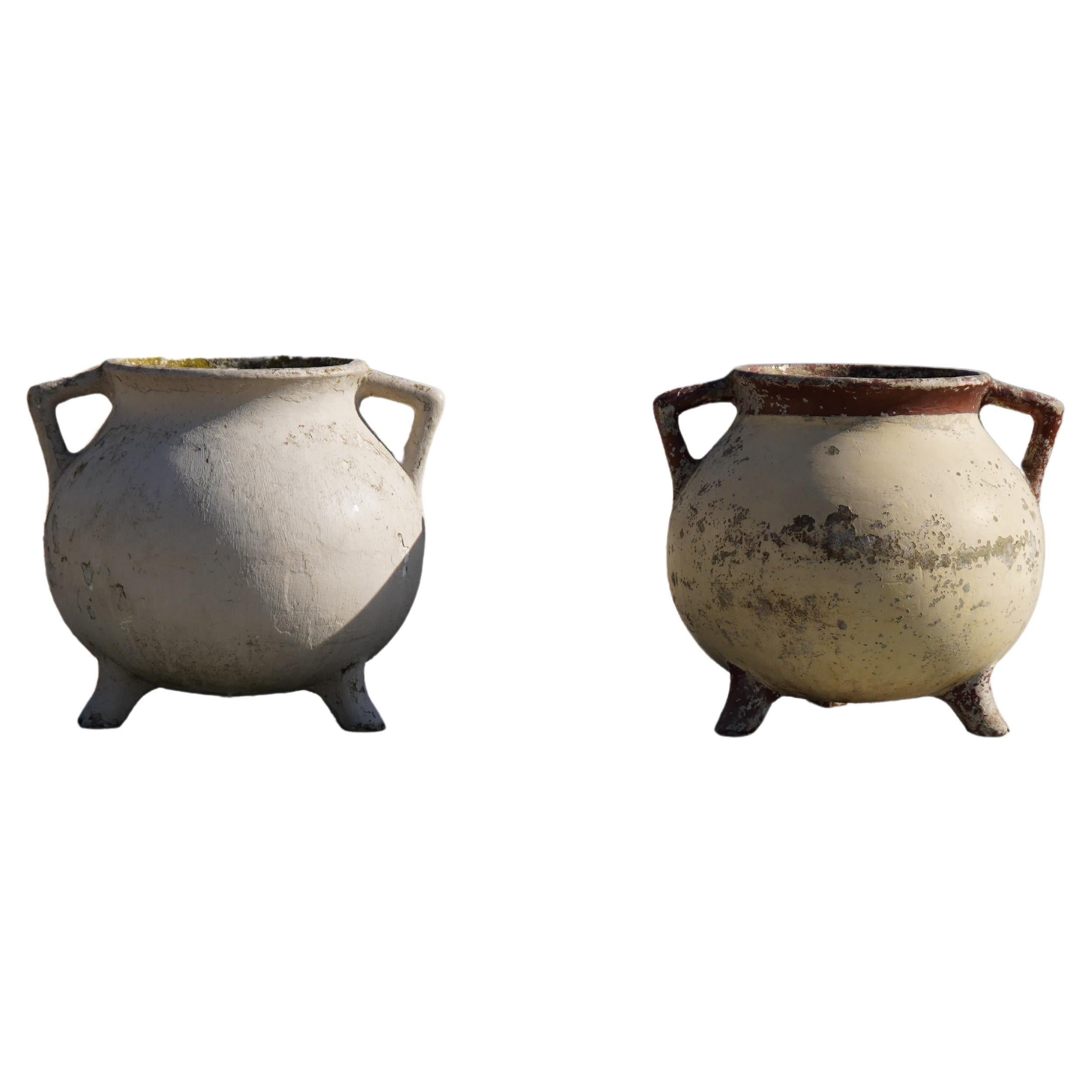 Willy Guhl 'Marmite' Amphora Planters, Switzerland 1960s (2 Available)