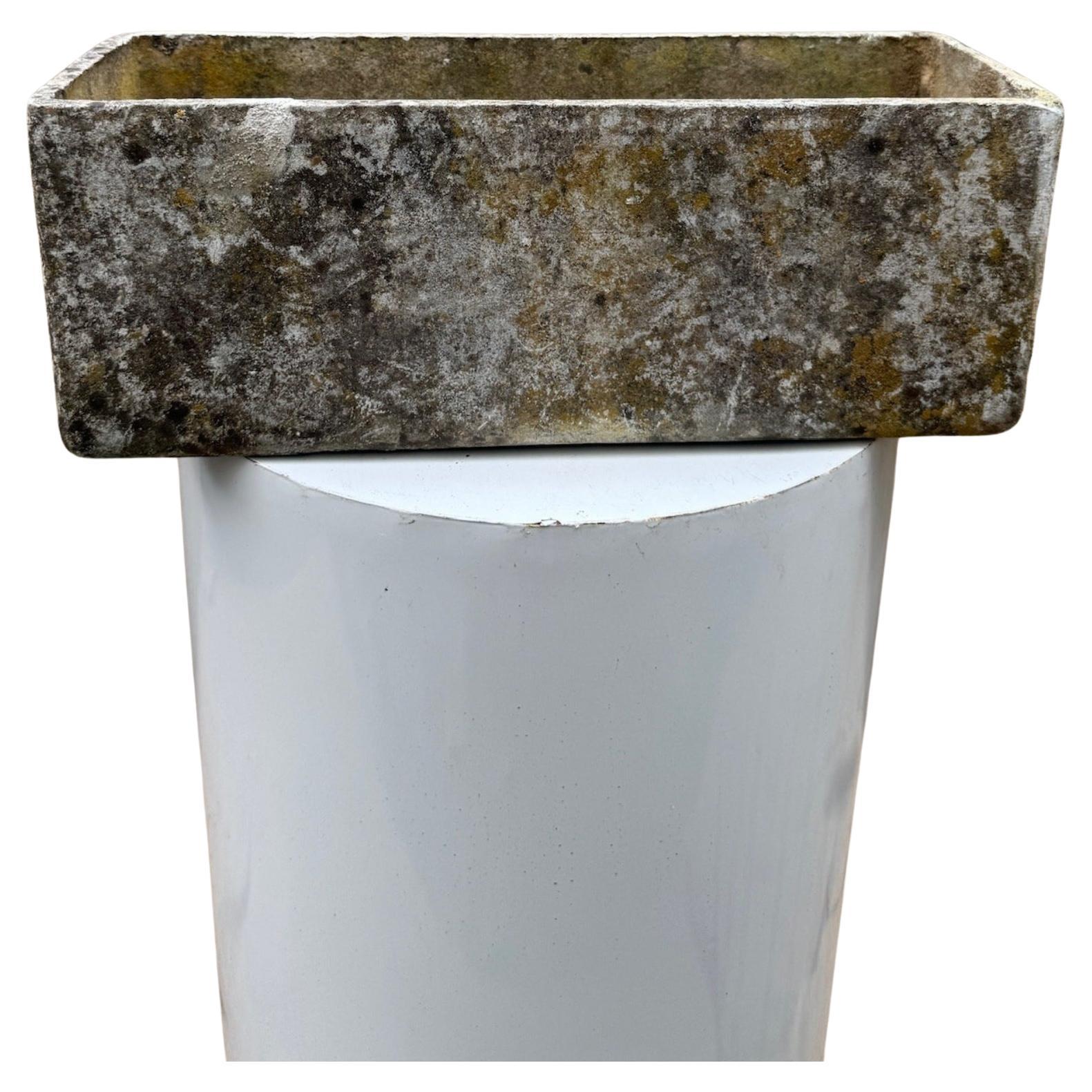 Willy Guhl Mid-20th Century Rectangular Eternit Cement Box Planter For Sale