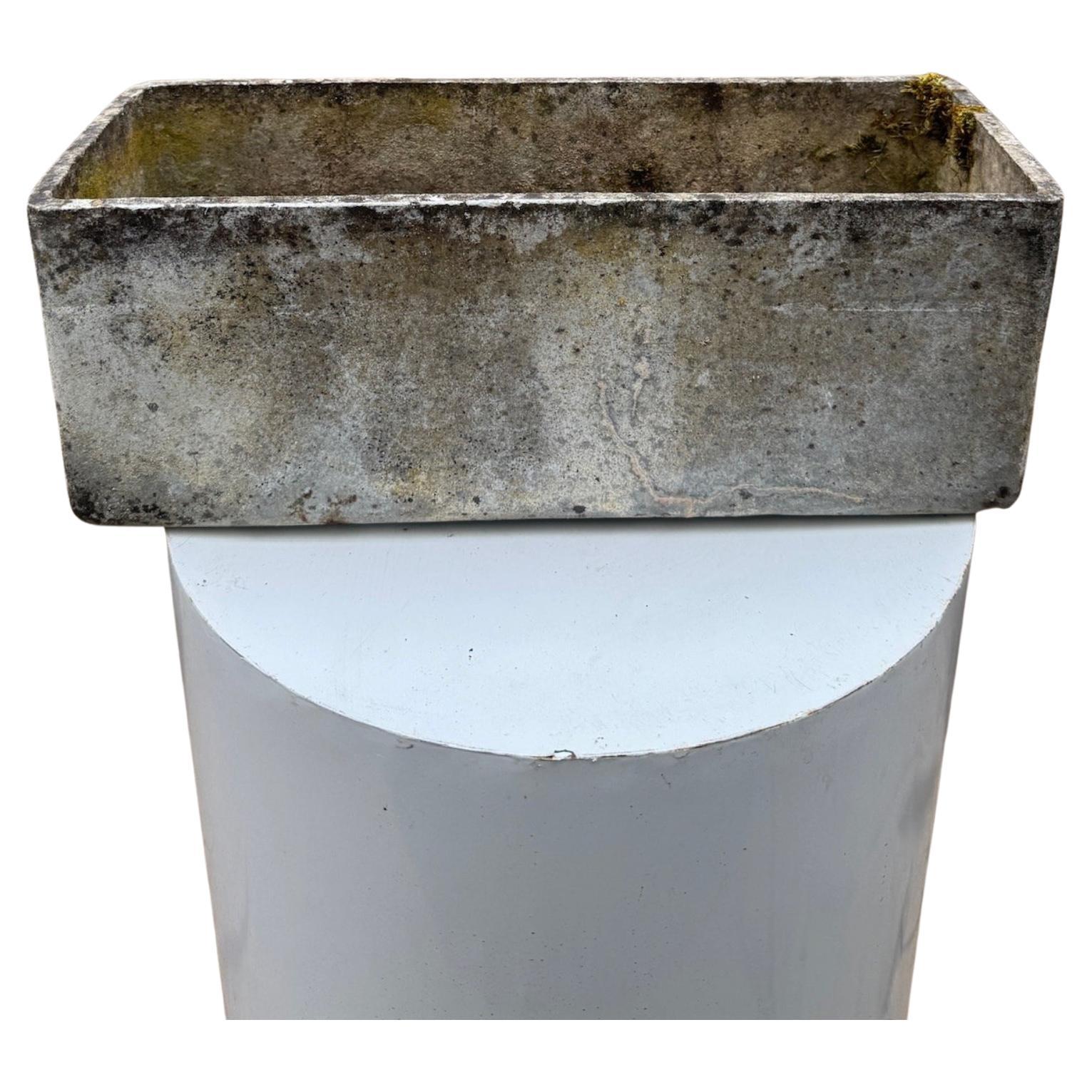 Willy Guhl Boîte à plantes rectangulaire en fibrociment moderne du milieu du siècle dernier en vente