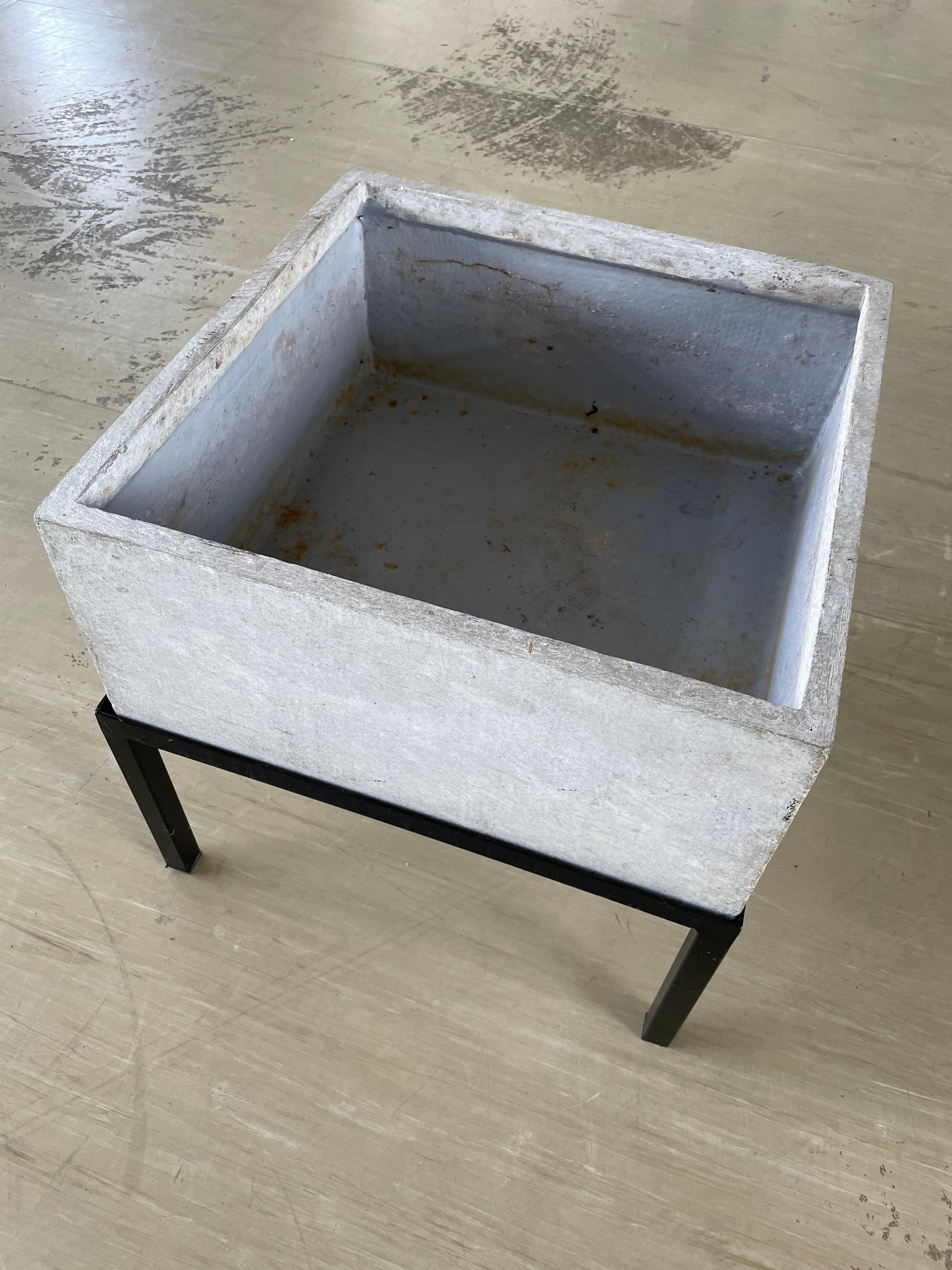 Swiss Willy Guhl Minimalist Planter with Stand - Eternit AG For Sale