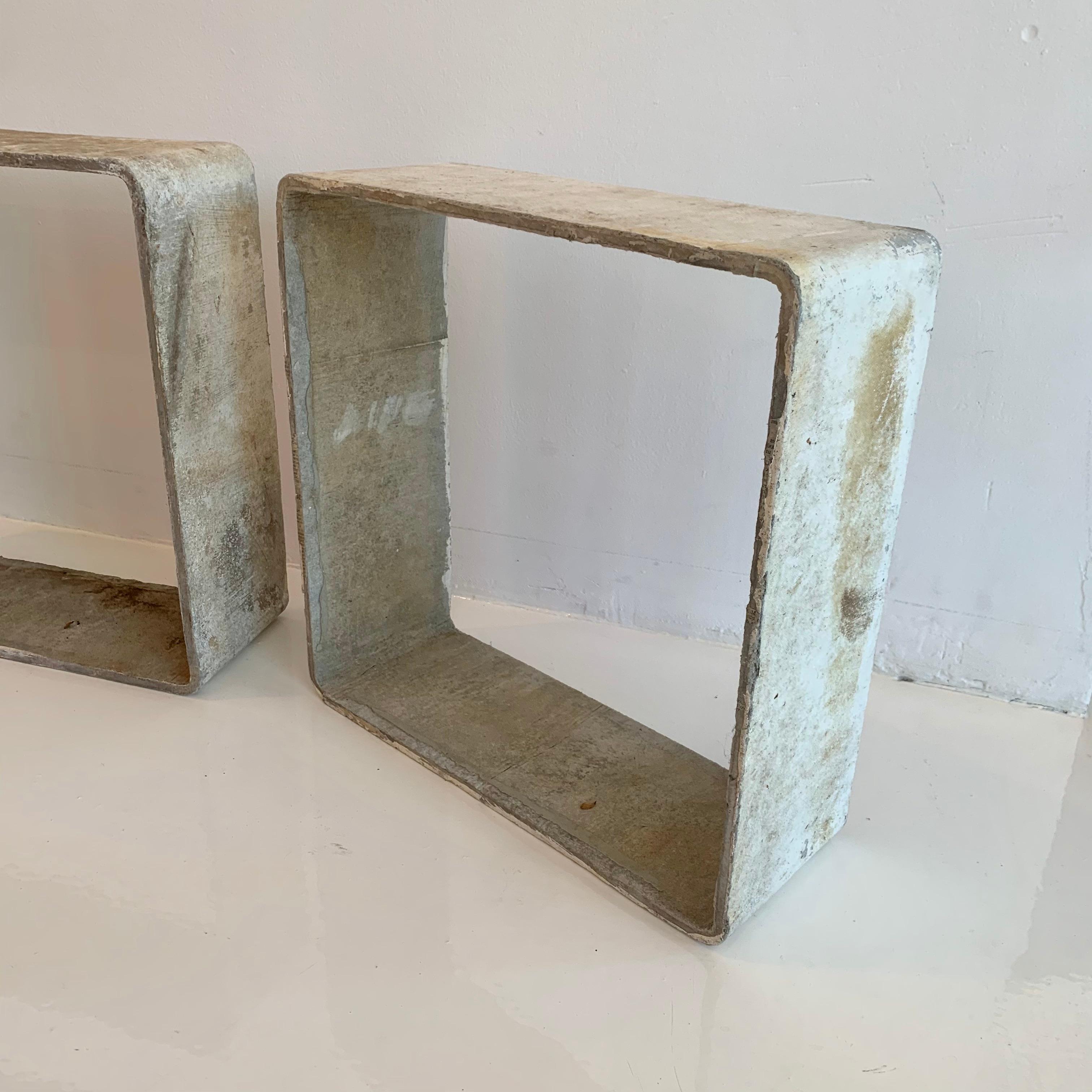 Willy Guhl Modular Cement Cube Bookcase For Sale 5