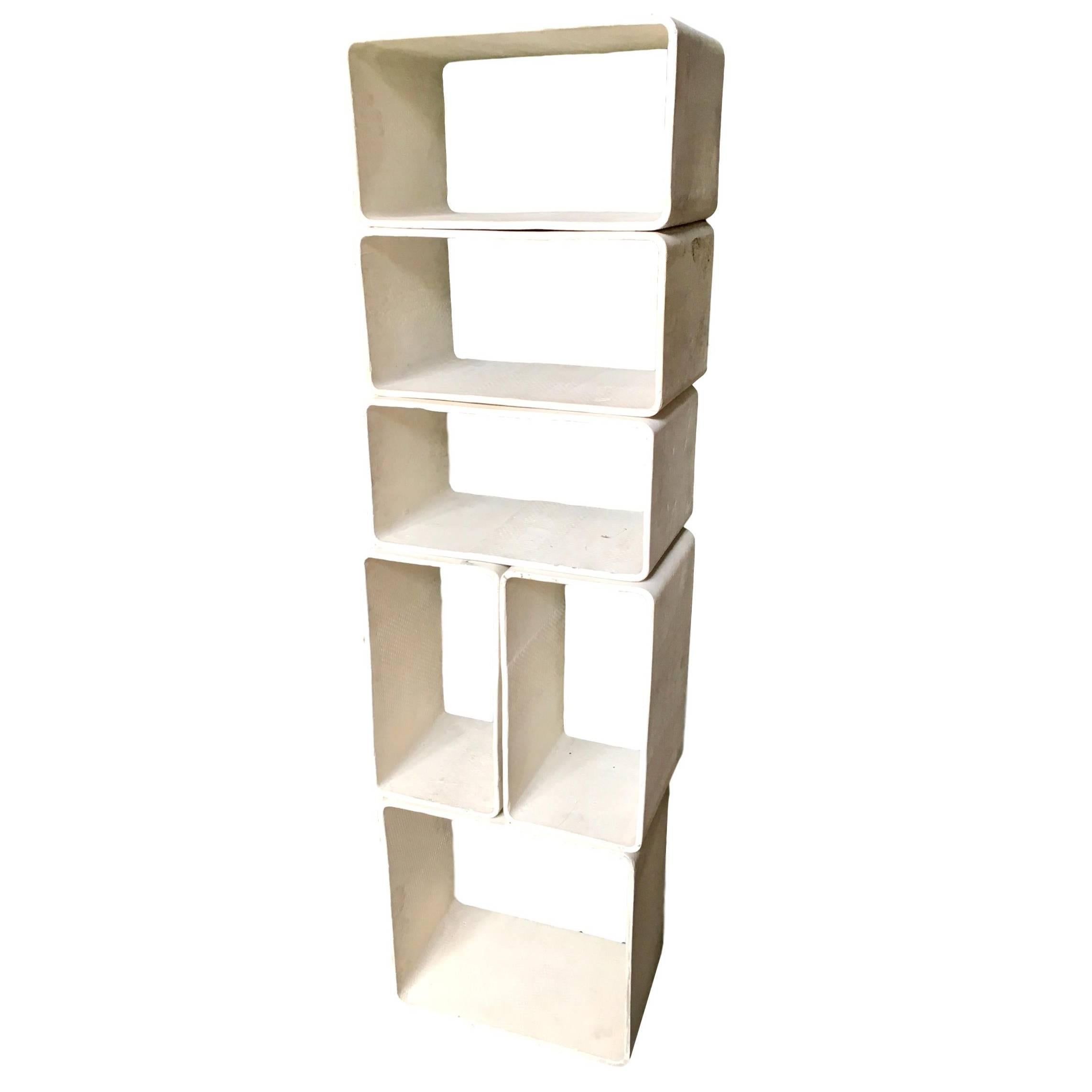 Willy Guhl Modular Six-Piece Bookcase