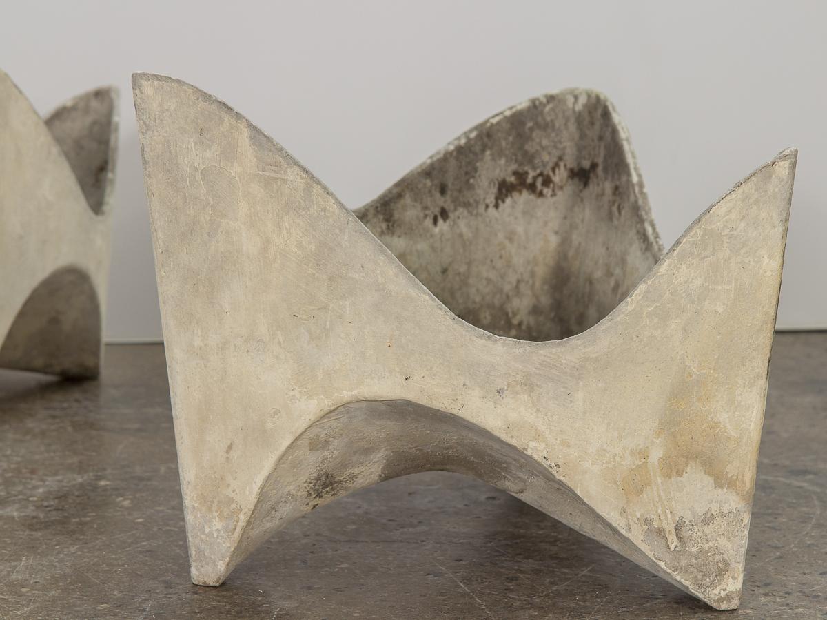Mid-Century Modern Cache-pots moulés Willy Guhl en vente