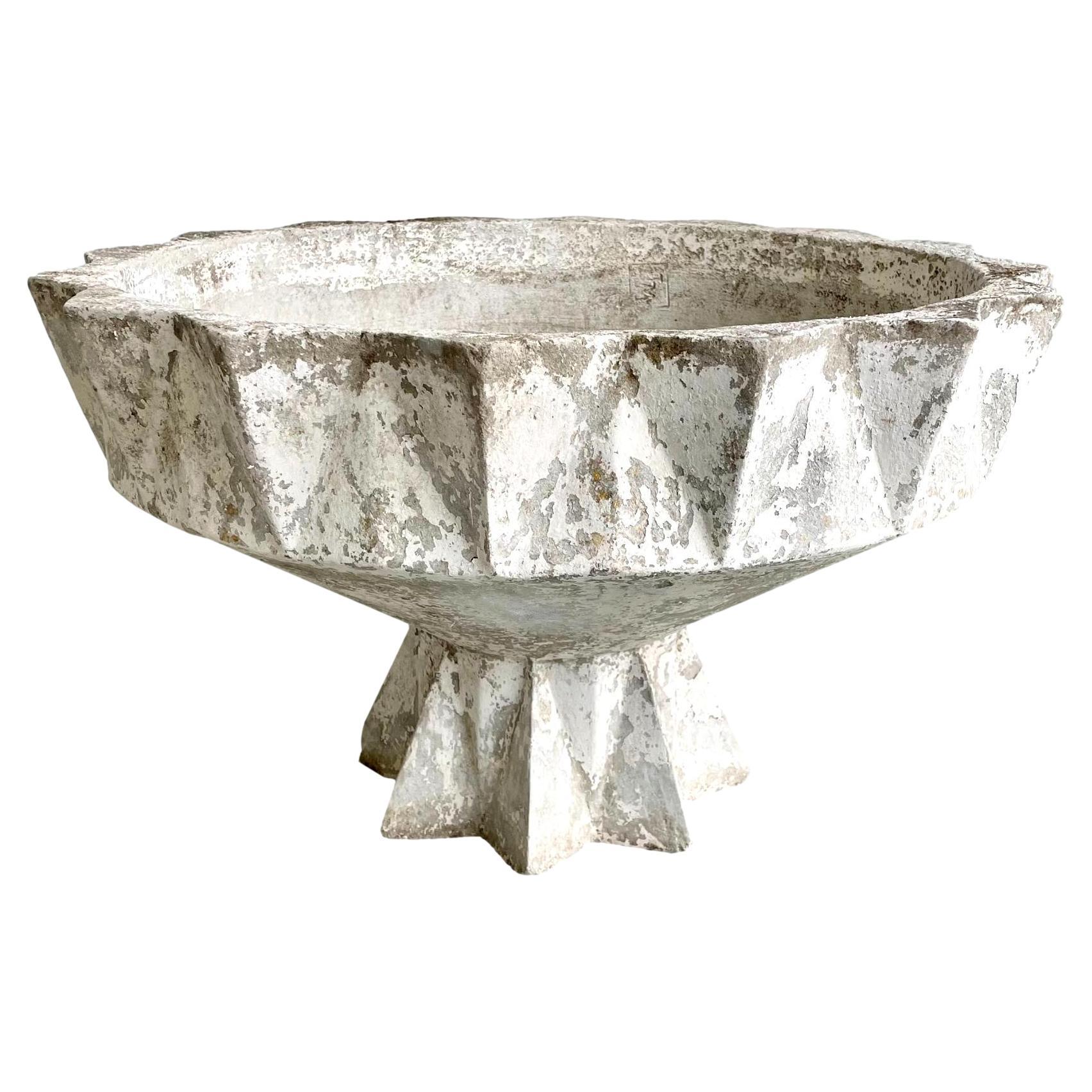 Willy Guhl Monumental Chalice Planter For Sale