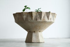 Willy Guhl Monumental Chalice Style Concrete Planter 1960s