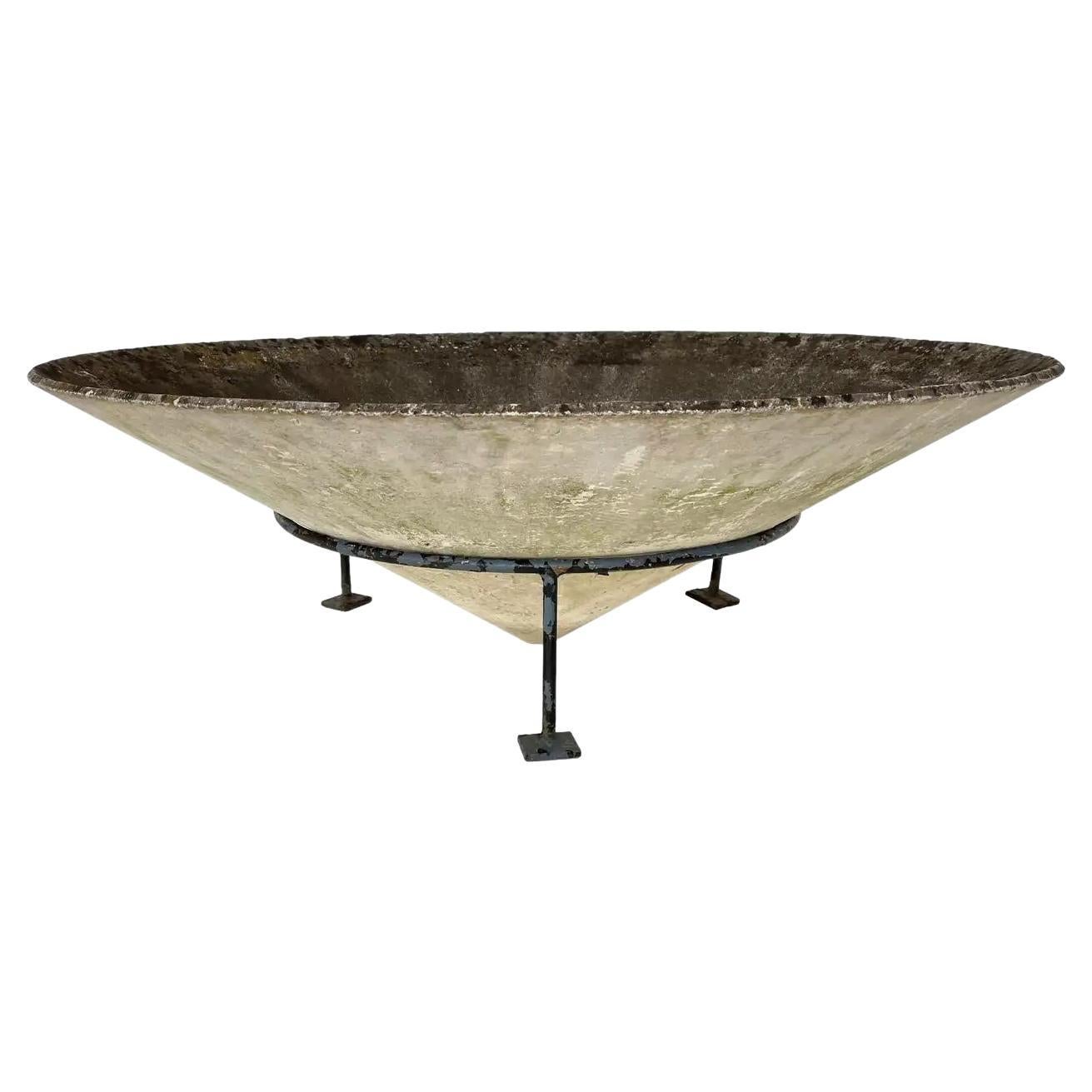 Willy Guhl Monumental Cone Planter on Stand