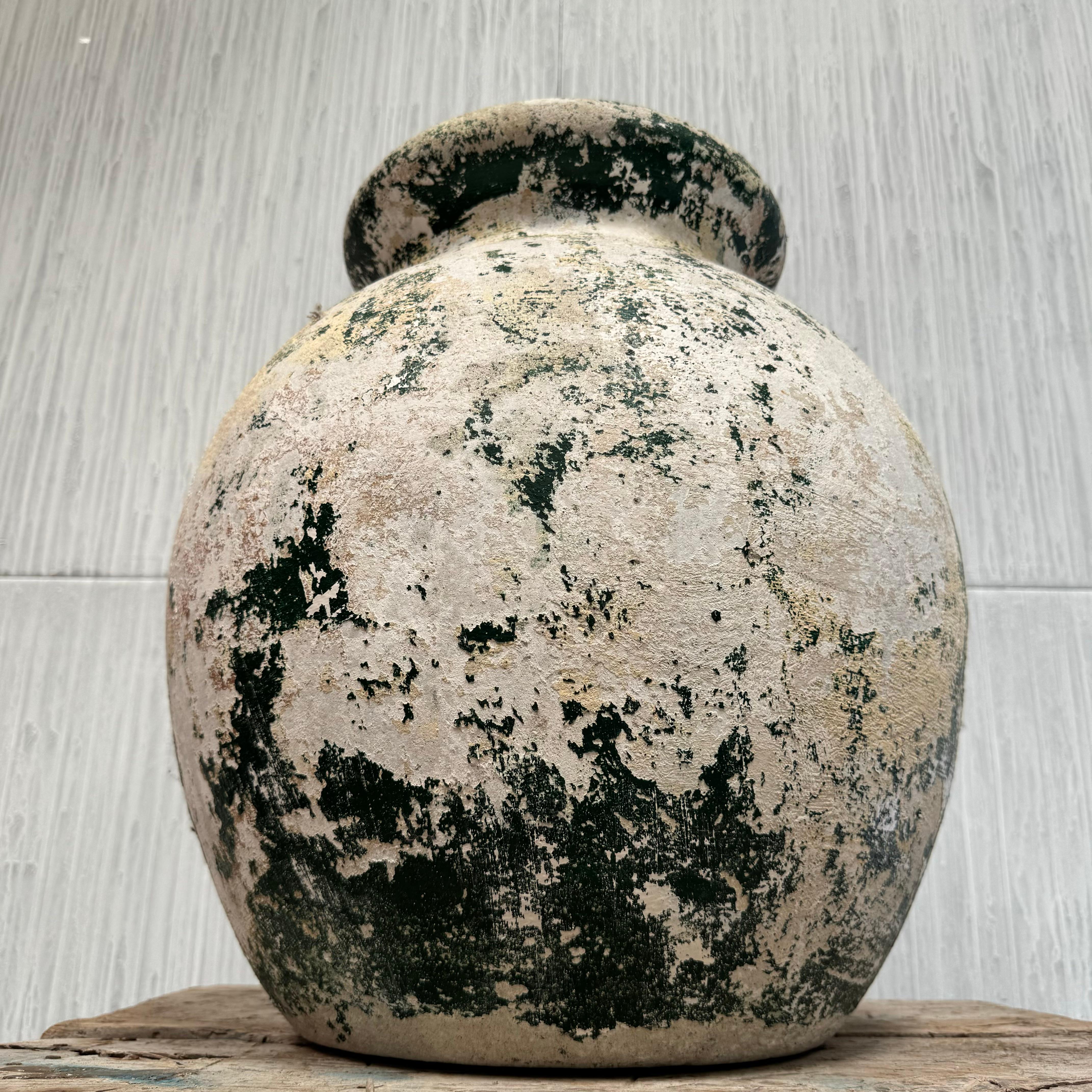 Cement Willy Guhl Olive Jar Planter For Sale