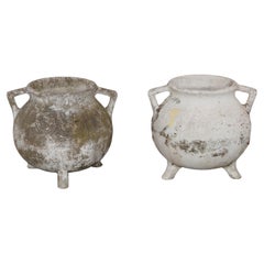 Willy Guhl, Pair of Cauldron Planters, 1960s