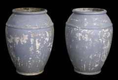 Willy Guhl, Pair of Fibre Cement Urn-Shaped Planters, 1950s-1960s