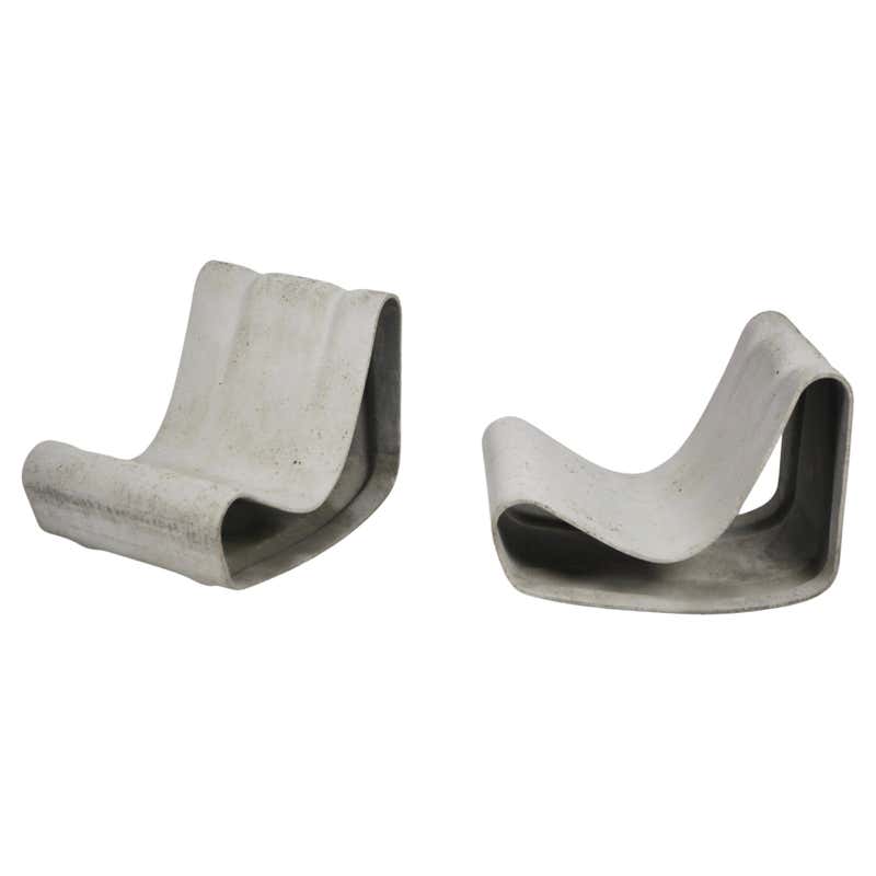 Pair of Loop Chairs by Willy Guhl for Eternit, 1990s For Sale at 1stDibs