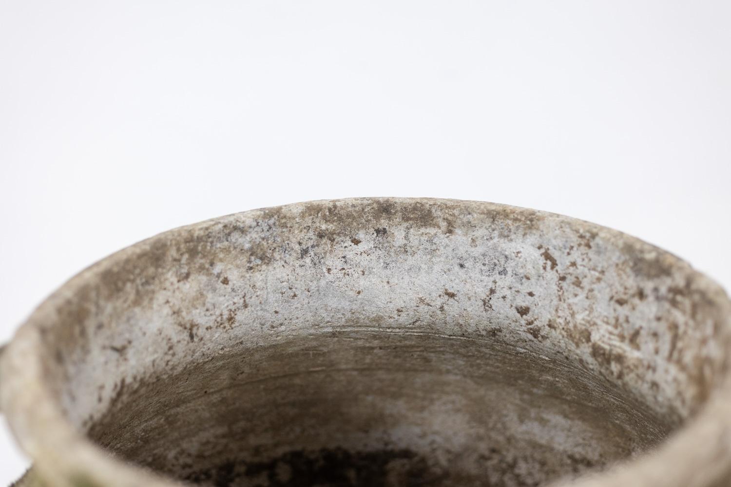 Willy Guhl Pair of “pot” planters in fiber cement. 1950s For Sale 10